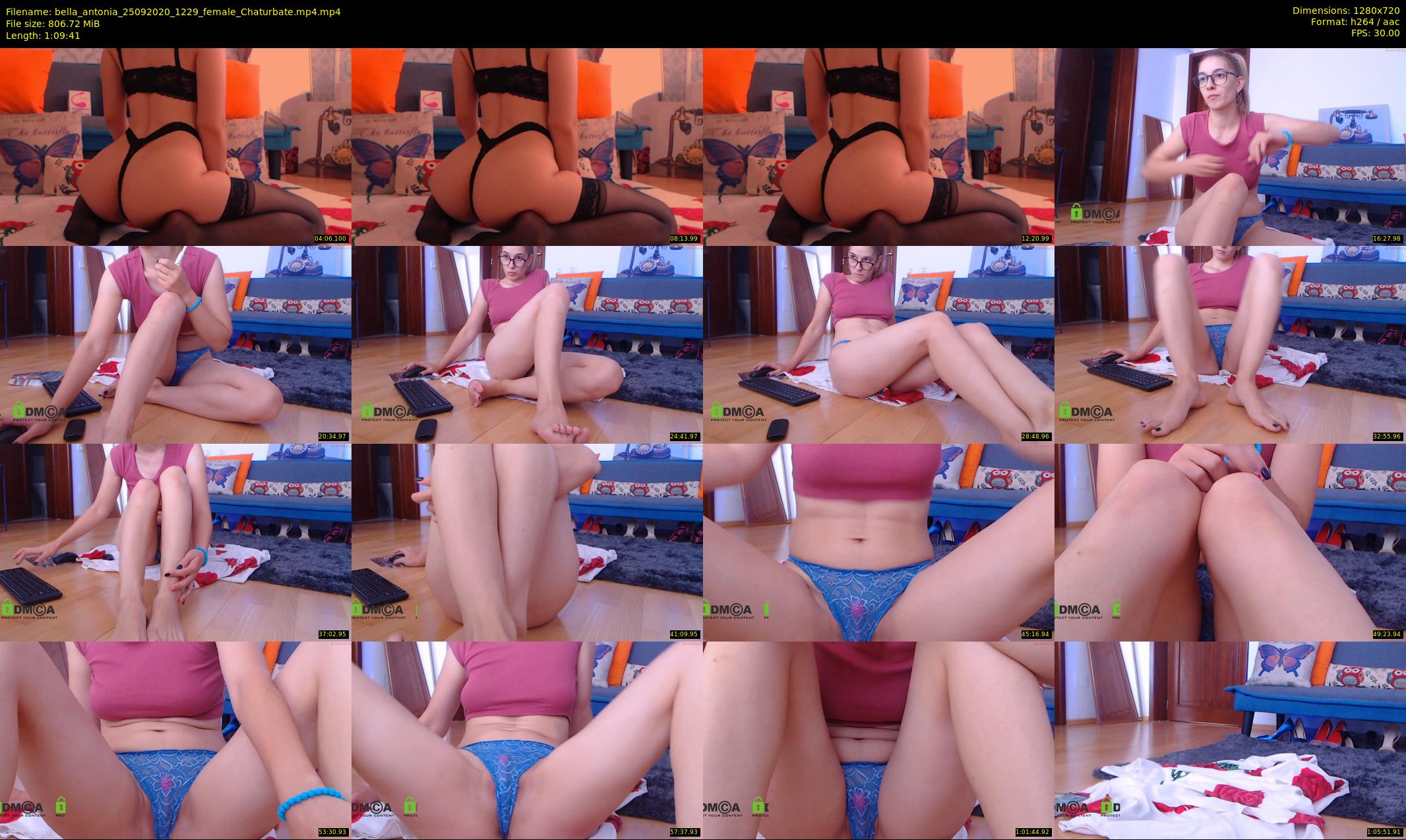 bella_antonia — 70 minute Chaturbate female cam show recording, 720p, Sep 25, 2020