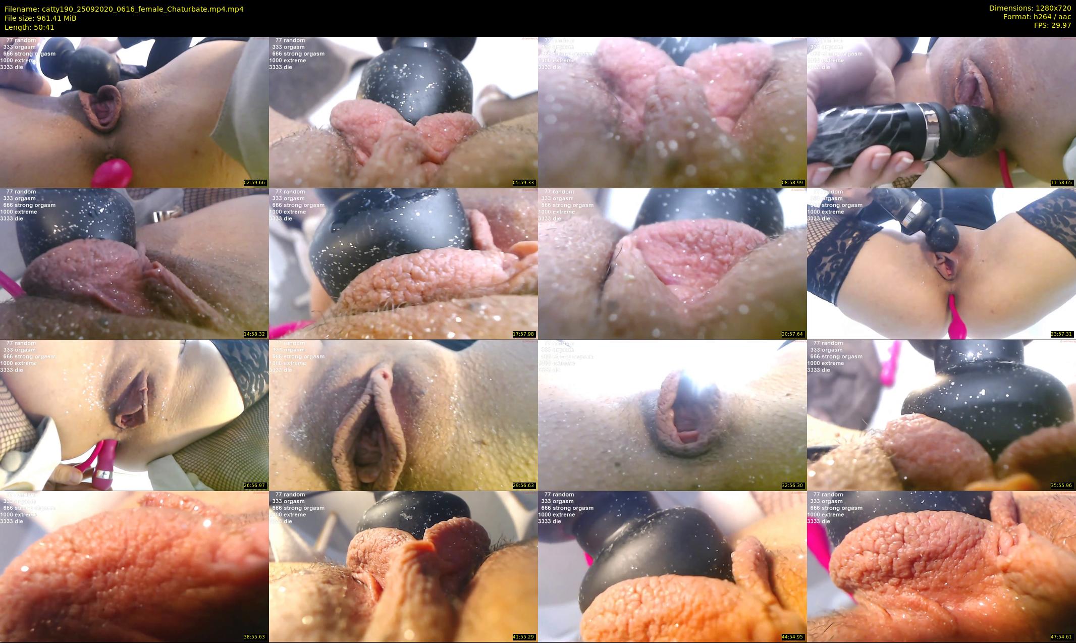 catty190 — 51 minute Chaturbate female cam show recording, 720p, Sep 25, 2020