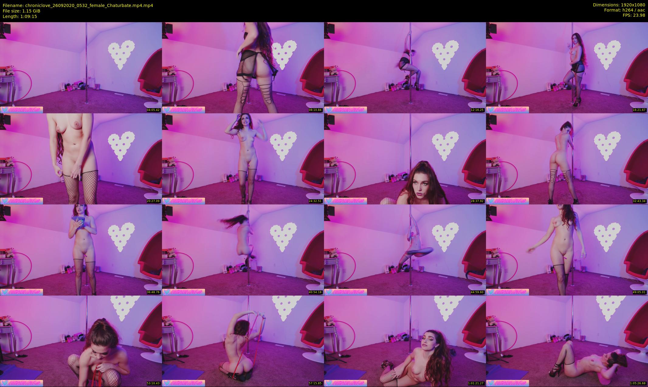 chroniclove — 70 minute Chaturbate female cam show recording, 1080p, Sep 26, 2020