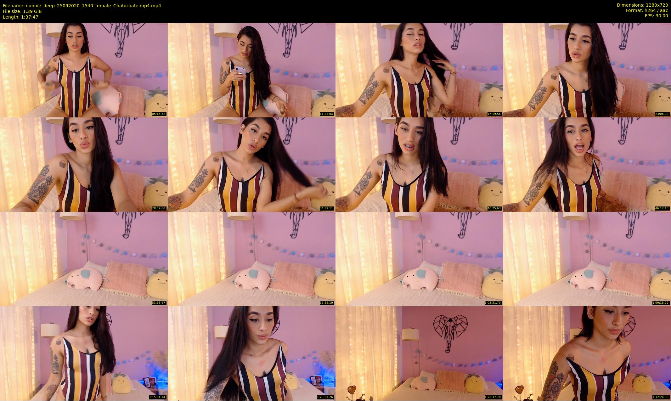 connie_deep — 98 minute Chaturbate female cam show recording, 720p, Sep 25, 2020