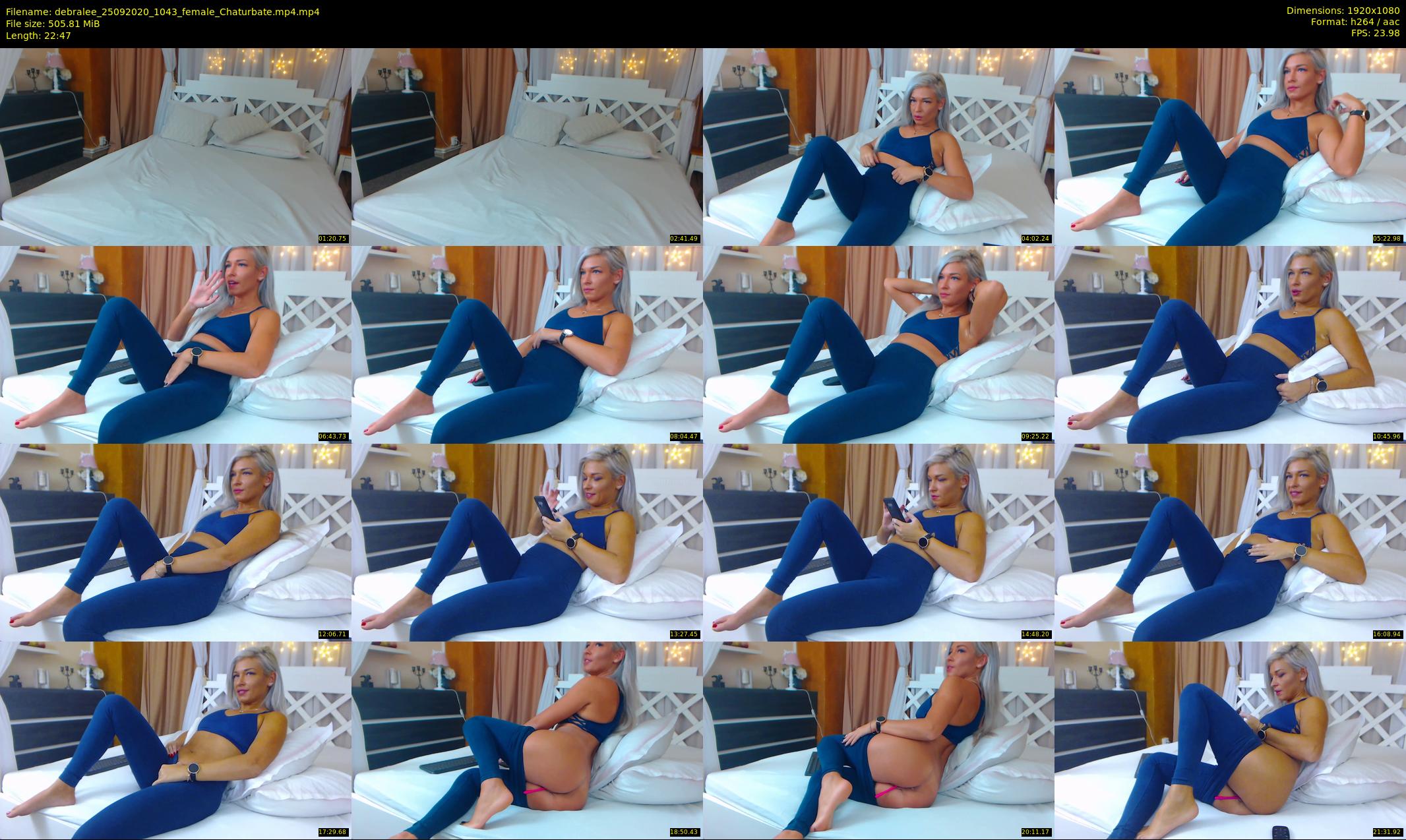 debralee — 23 minute Chaturbate female cam show recording, 1080p, Sep 25, 2020