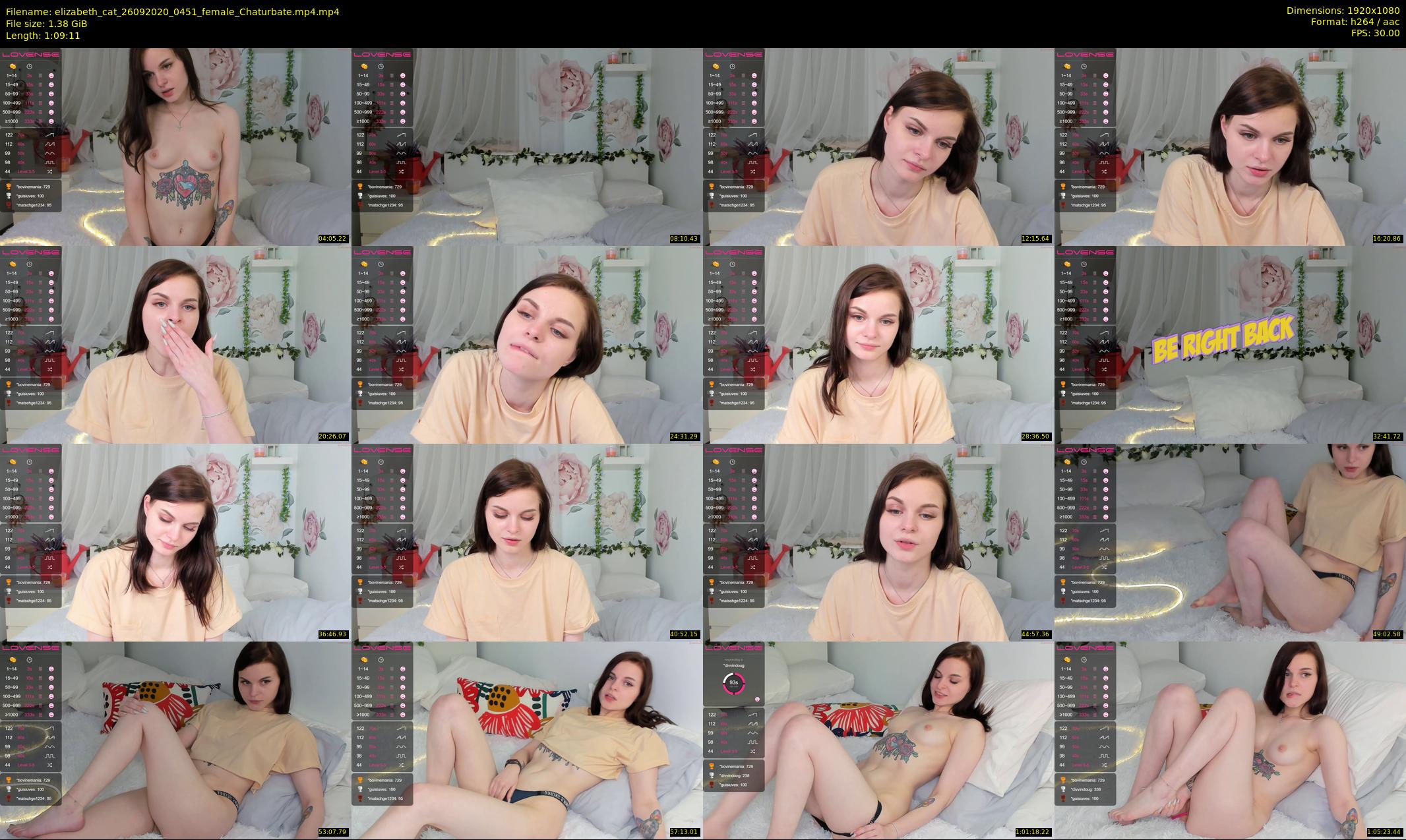 elizabeth_cat — 70 minute Chaturbate female cam show recording, 1080p, Sep 26, 2020