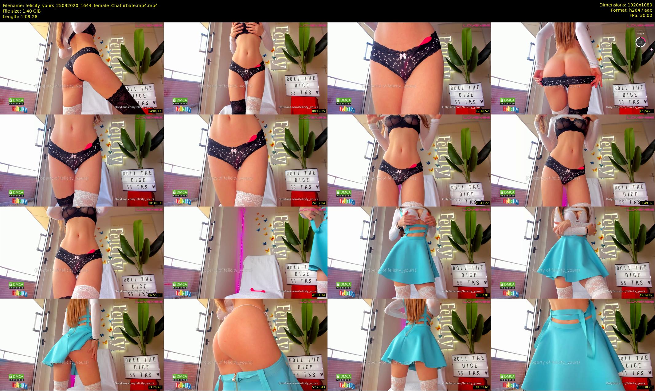 felicity_yours — 70 minute Chaturbate female cam show recording, 1080p, Sep 25, 2020