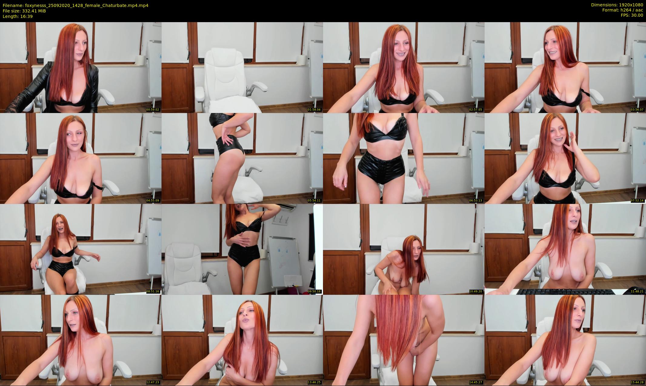 foxynesss — 17 minute Chaturbate female cam show recording, 1080p, Sep 25, 2020