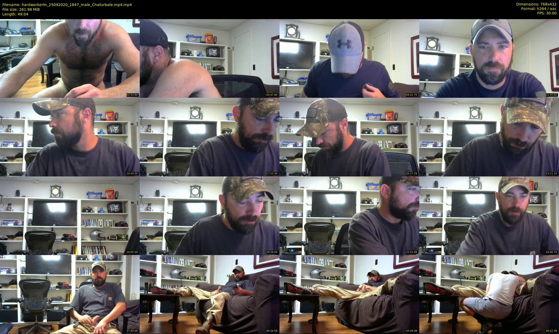 hardworkertn — 50 minute Chaturbate male cam show recording, 360p, Sep 25, 2020