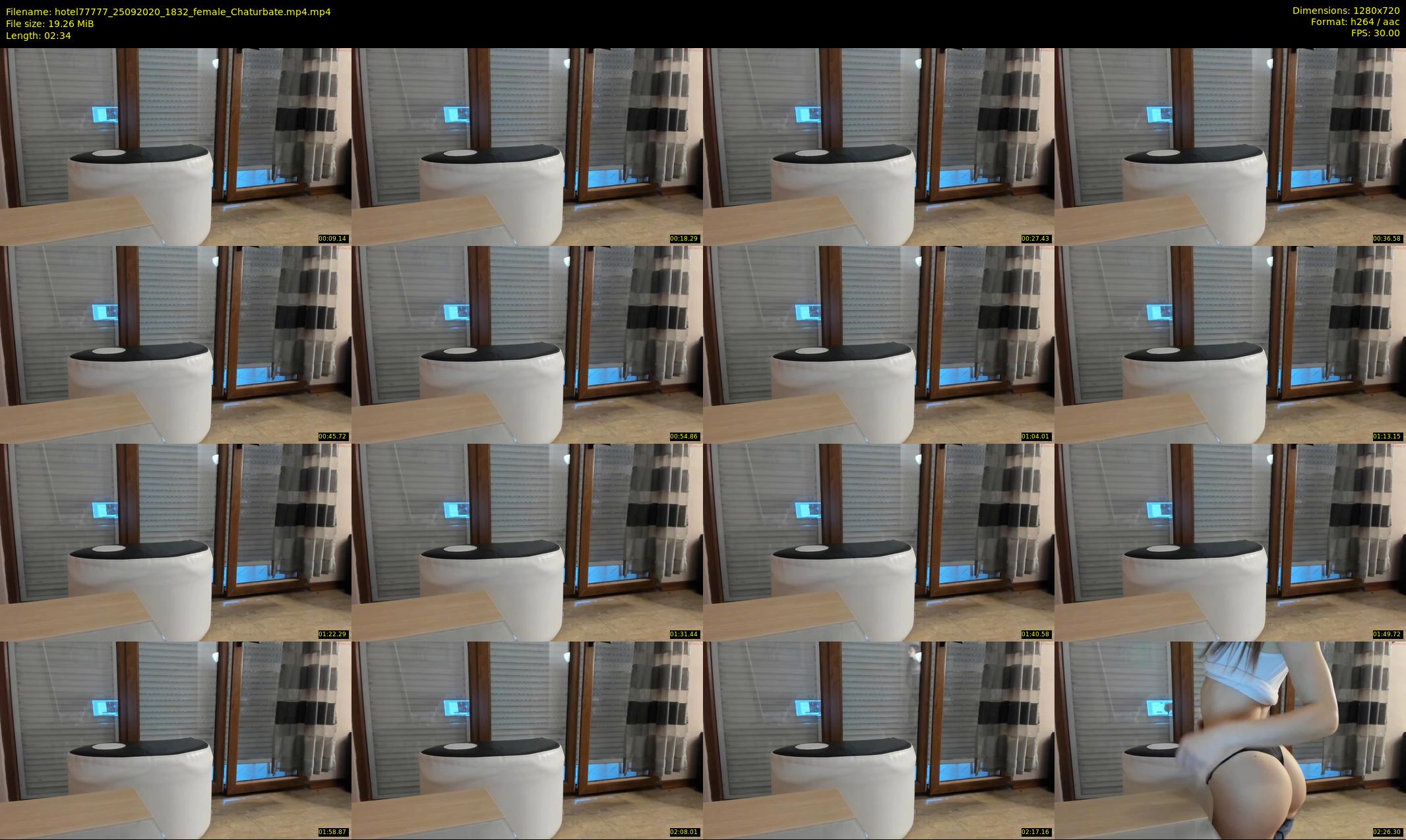 hotel77777 — 3 minute Chaturbate female cam show recording, 720p, Sep 25, 2020