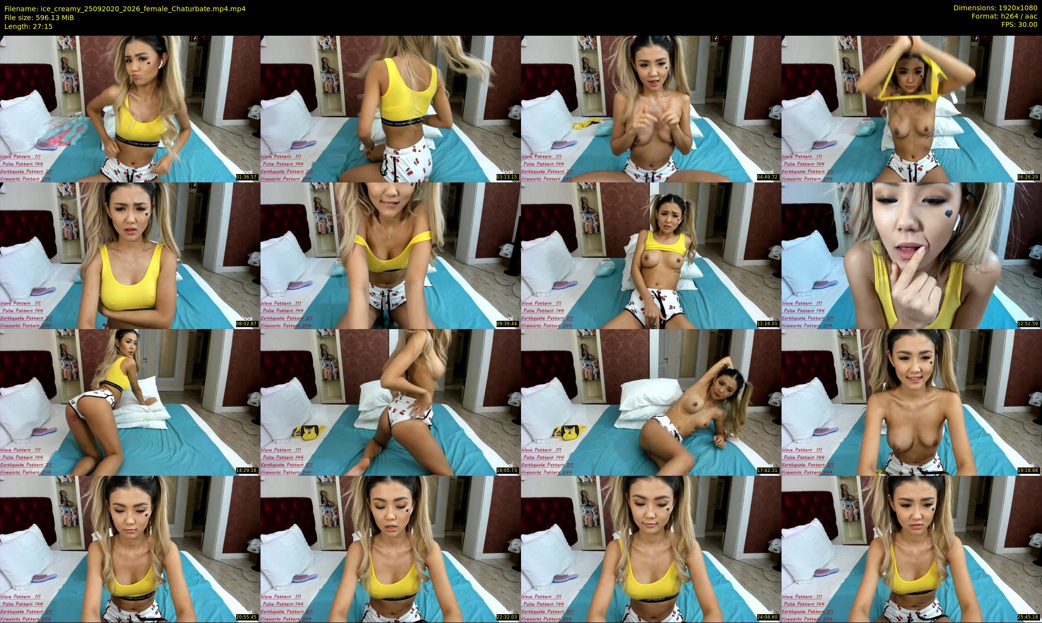 ice_creamy — 28 minute Chaturbate female cam show recording, 1080p, Sep 25, 2020