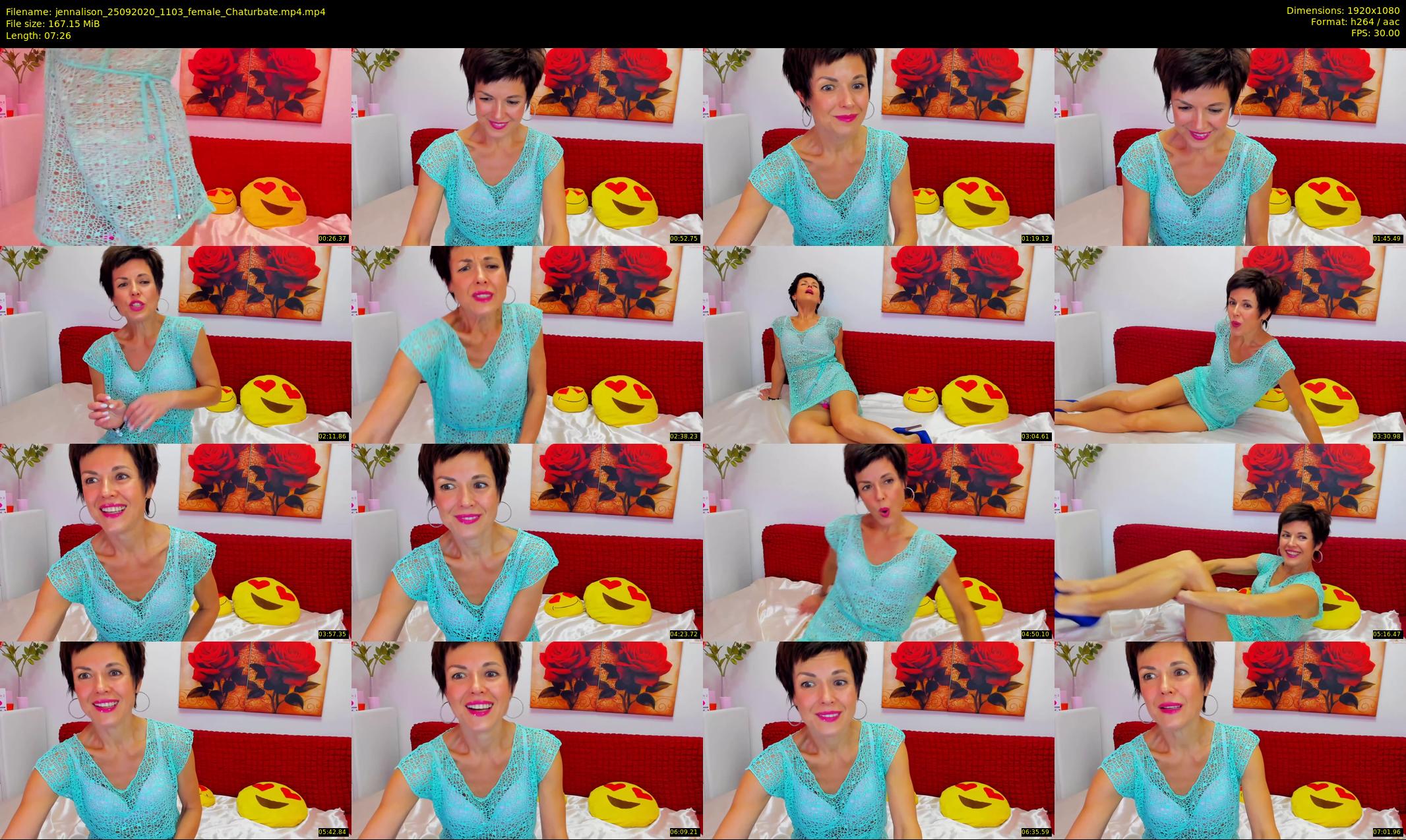 jennalison — 8 minute Chaturbate female cam show recording, 1080p, Sep 25, 2020