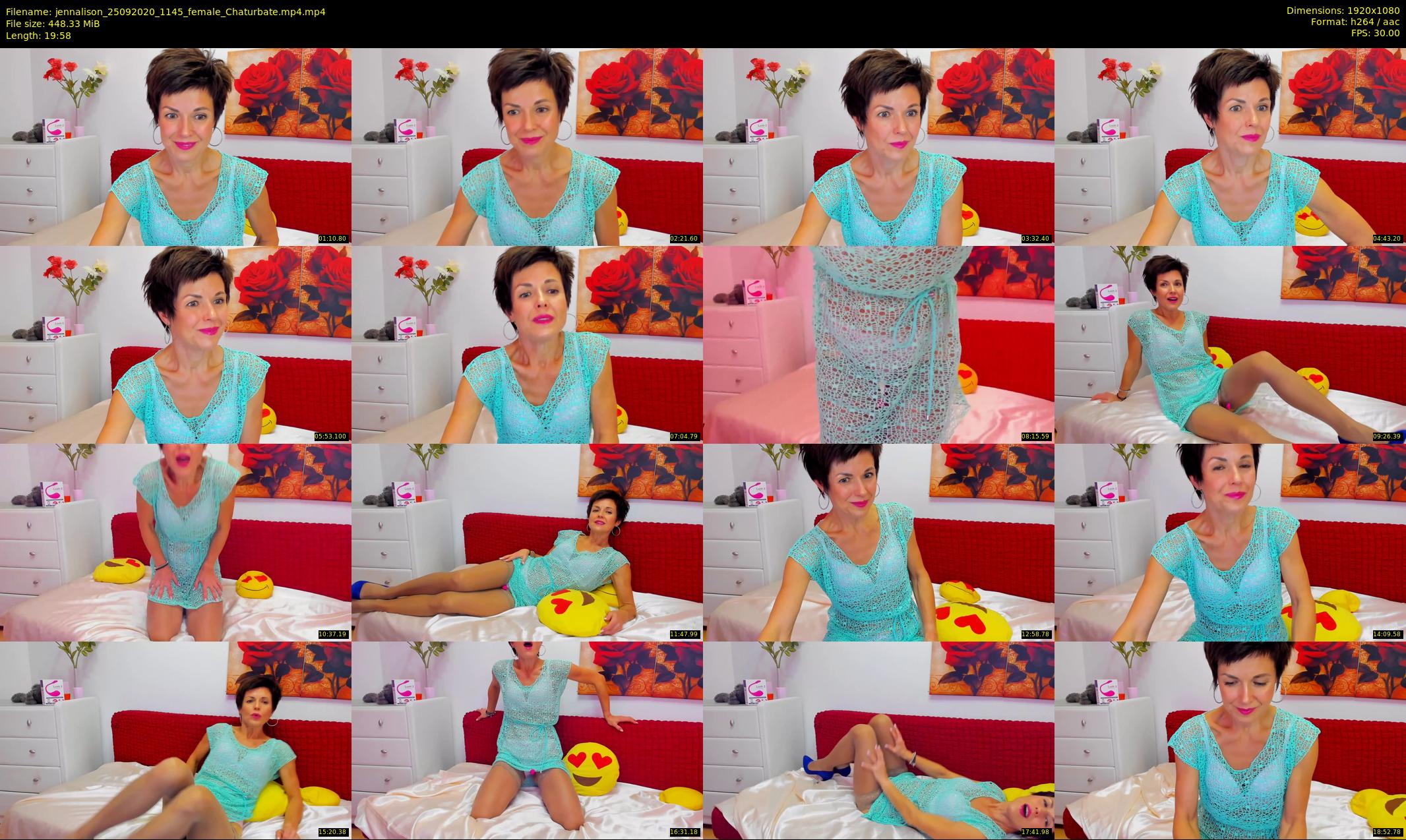 jennalison — 20 minute Chaturbate female cam show recording, 1080p, Sep 25, 2020