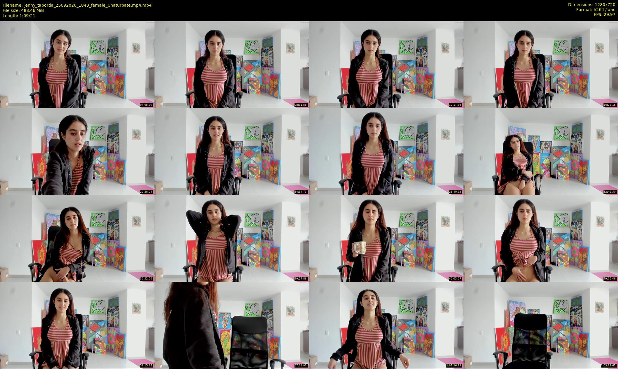 jenny_taborda — 70 minute Chaturbate female cam show recording, 720p, Sep 25, 2020