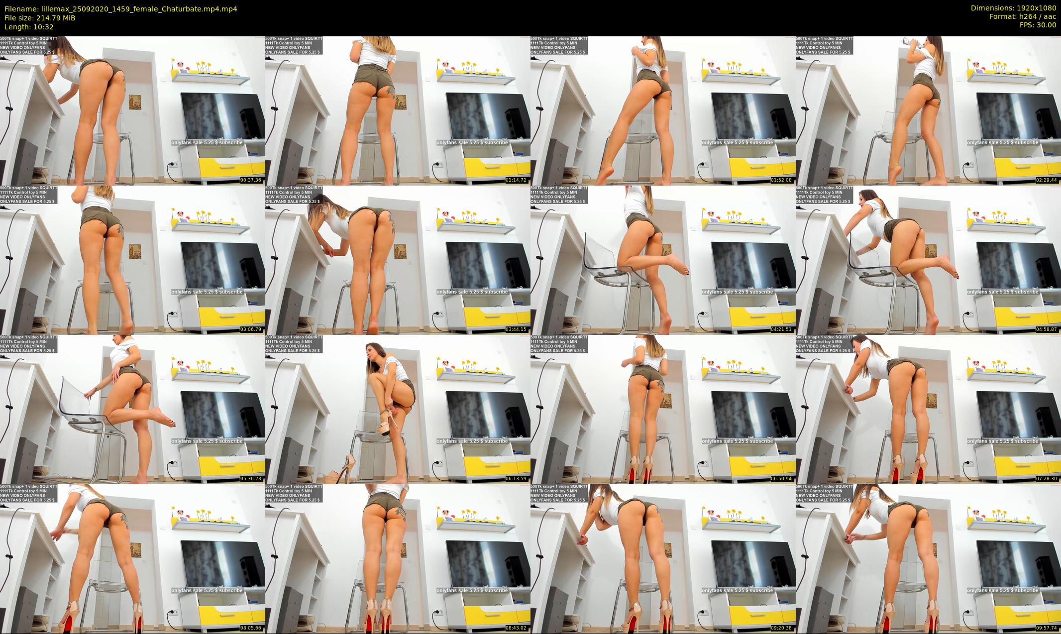 lillemax — 11 minute Chaturbate female cam show recording, 1080p, Sep 25, 2020