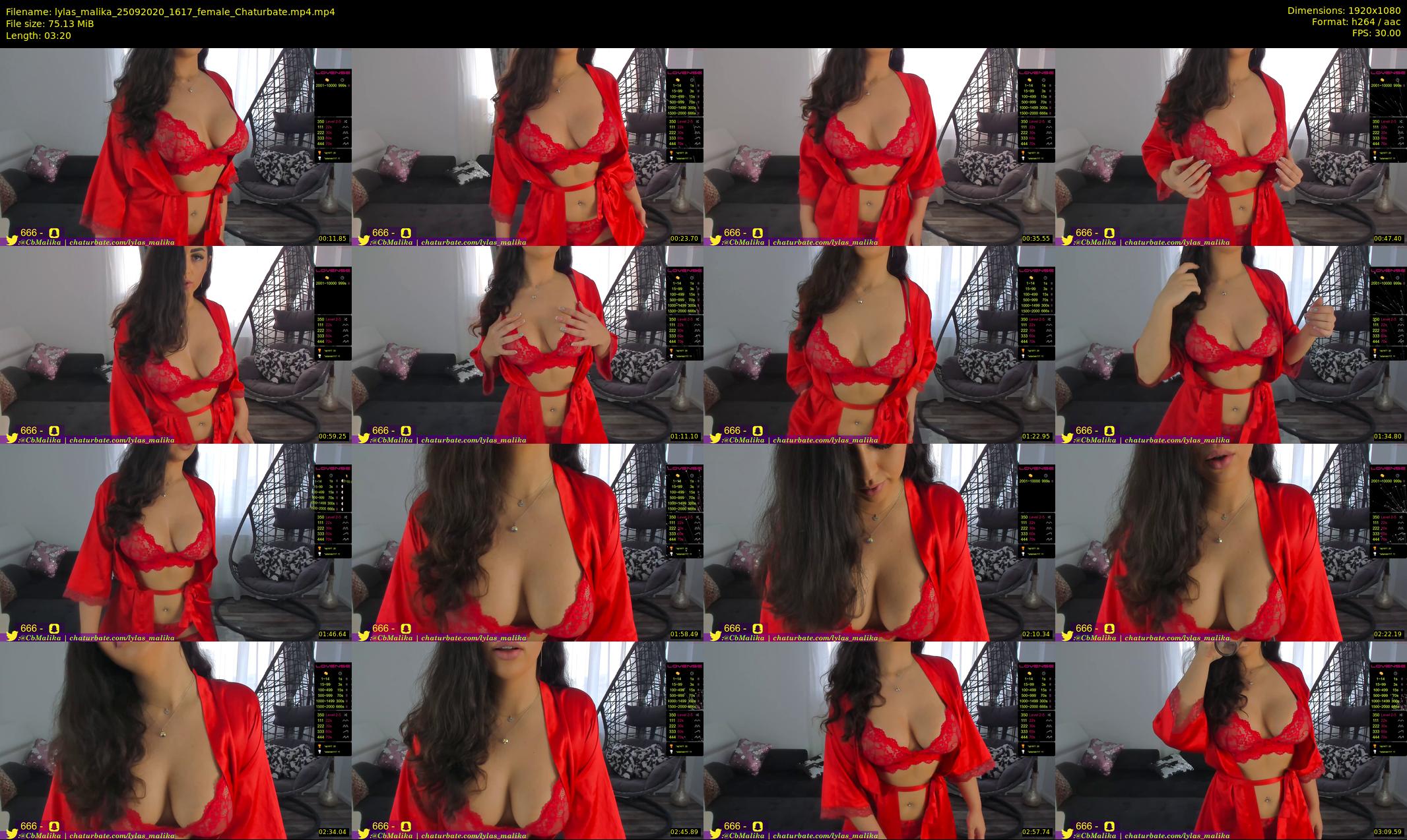 lylas_malika — 4 minute Chaturbate female cam show recording, 1080p, Sep 25, 2020
