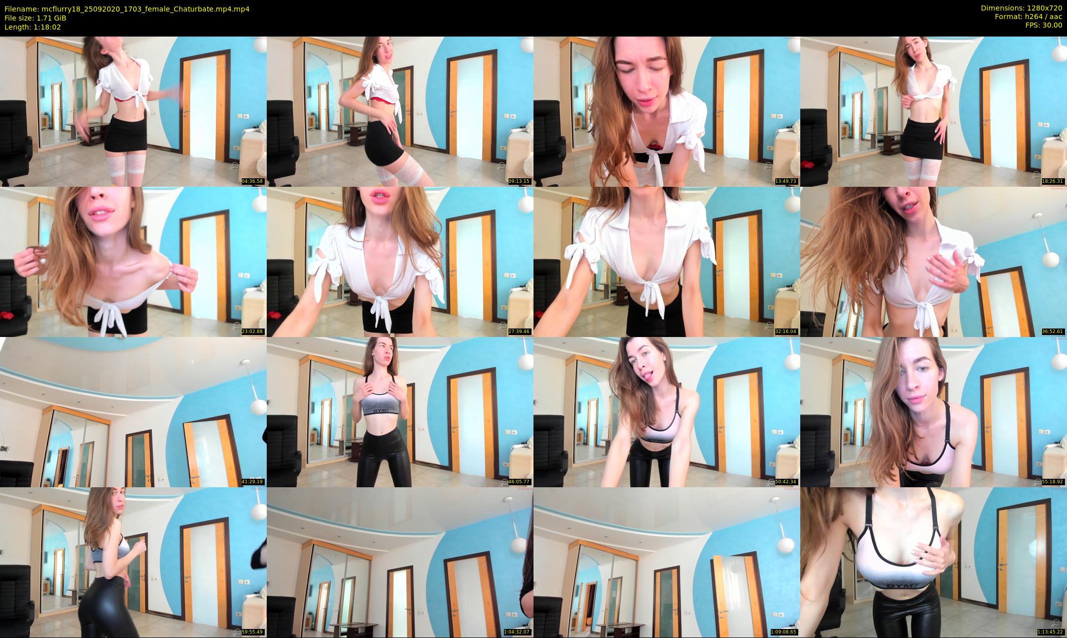 mcflurry18 — 79 minute Chaturbate female cam show recording, 720p, Sep 25, 2020
