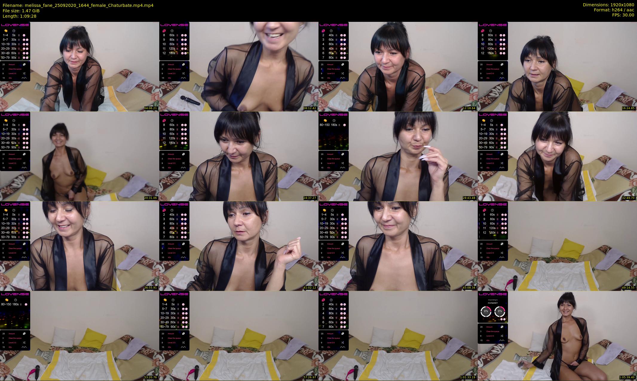 melissa_fane — 70 minute Chaturbate female cam show recording, 1080p, Sep 25, 2020