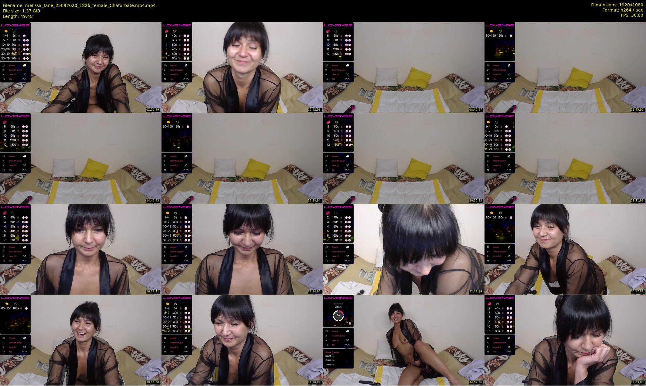 melissa_fane — 50 minute Chaturbate female cam show recording, 1080p, Sep 25, 2020