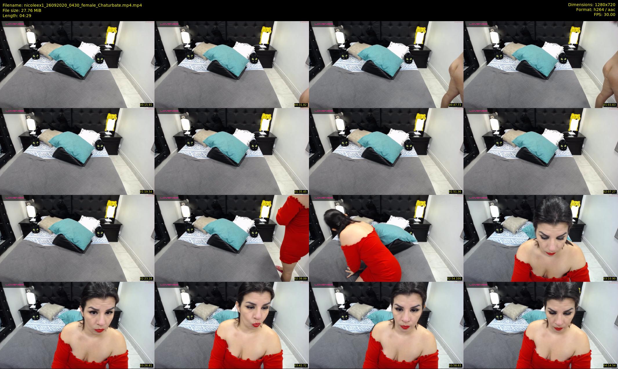 nicoleex1 — 5 minute Chaturbate female cam show recording, 720p, Sep 26, 2020