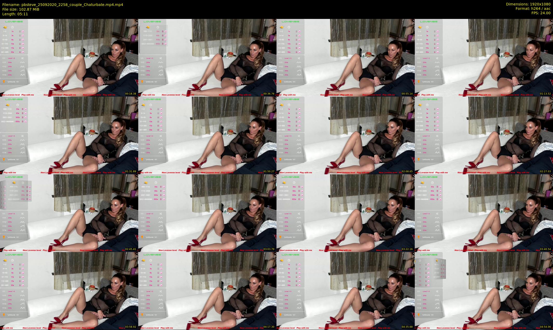 pbsteve — 6 minute Chaturbate couple cam show recording, 1080p, Sep 25, 2020