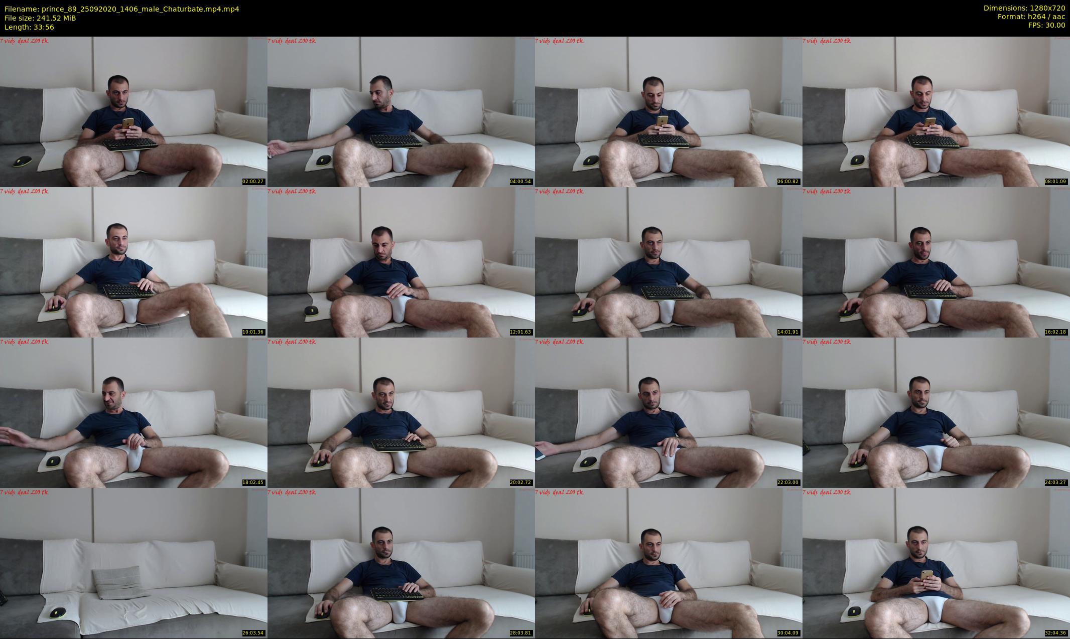 prince_89 — 34 minute Chaturbate male cam show recording, 720p, Sep 25, 2020