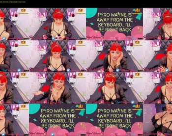 pyrowayne — 59 minute Chaturbate female cam show recording, 720p, Sep 26, 2020