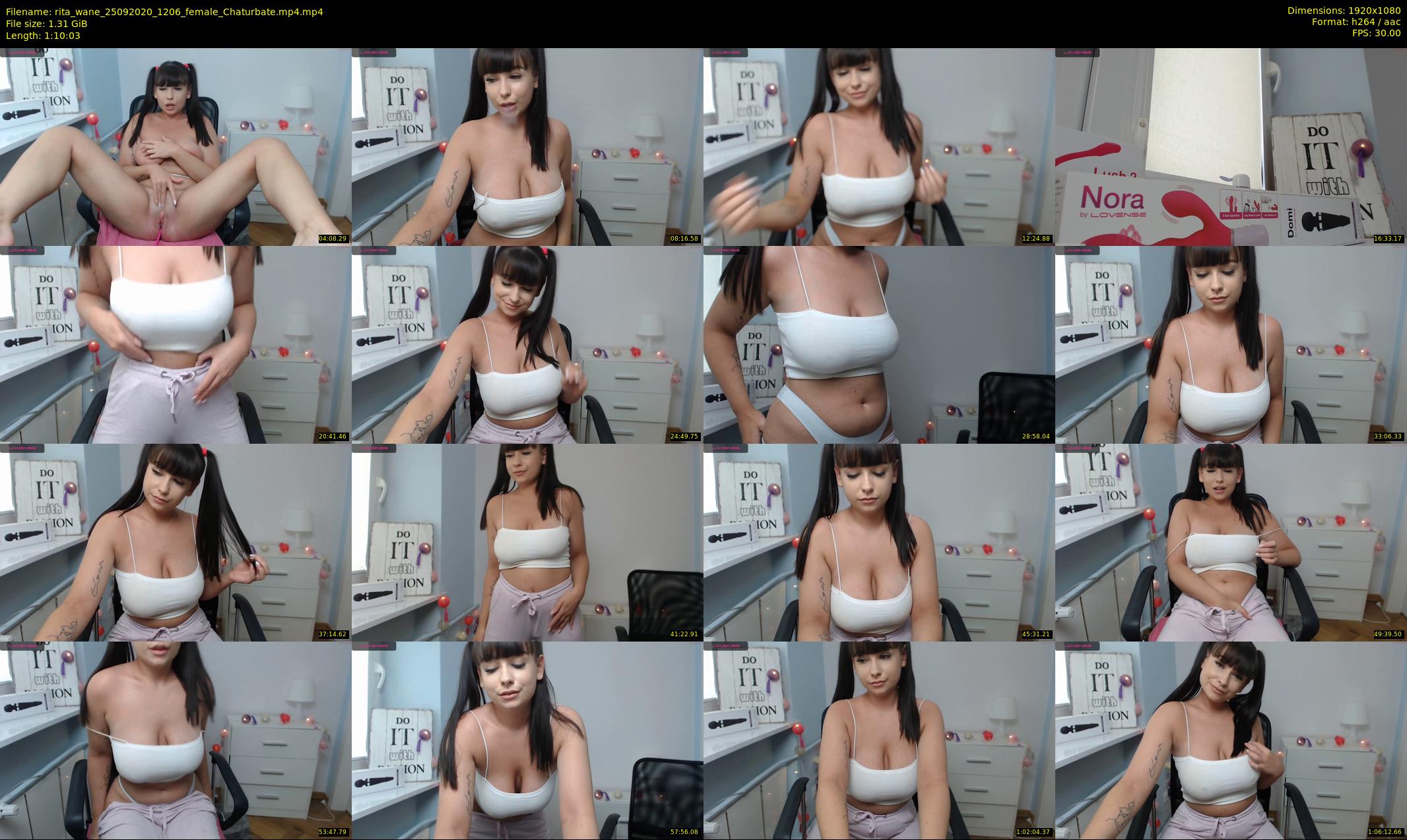 rita_wane — 71 minute Chaturbate female cam show recording, 1080p, Sep 25, 2020