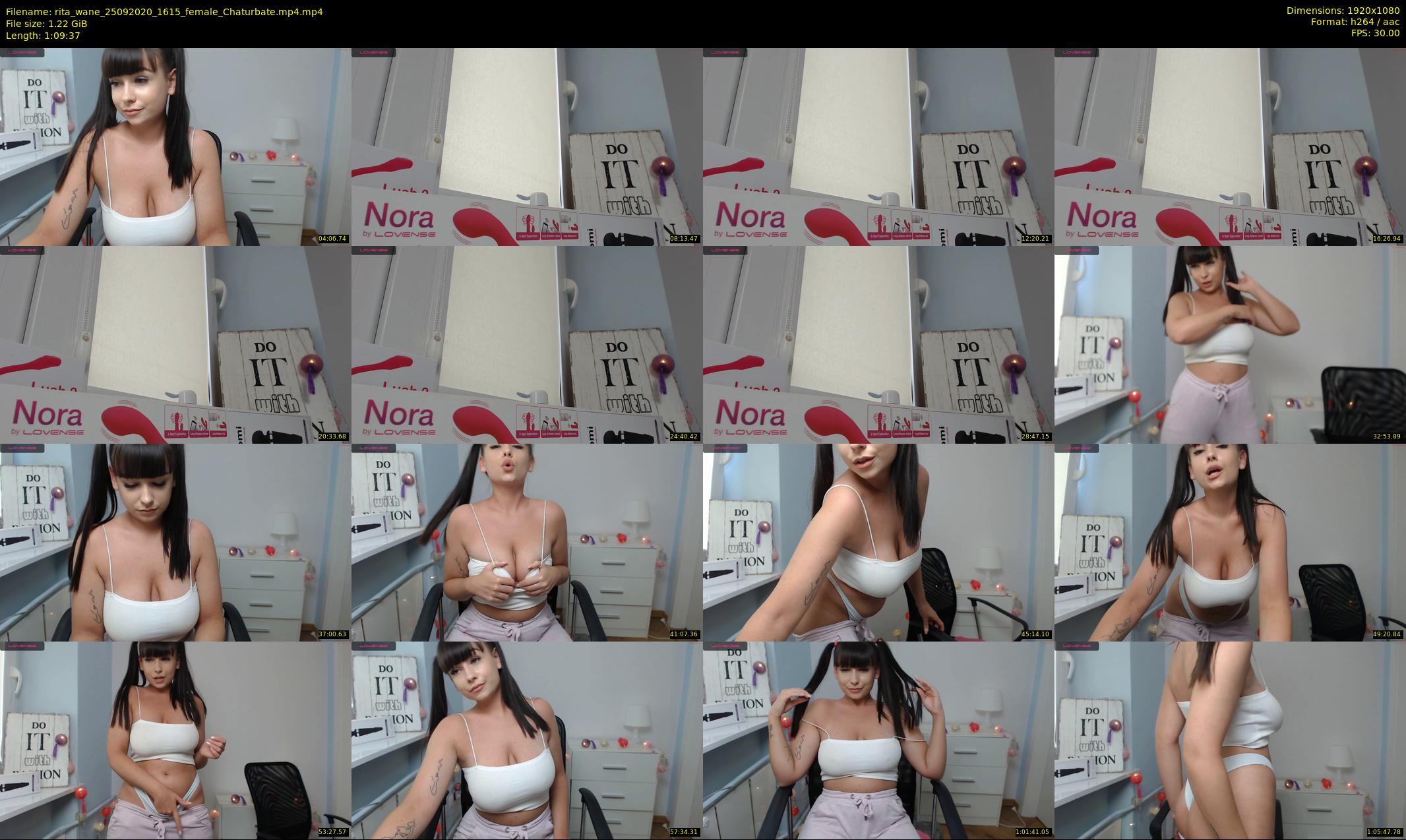 rita_wane — 70 minute Chaturbate female cam show recording, 1080p, Sep 25, 2020