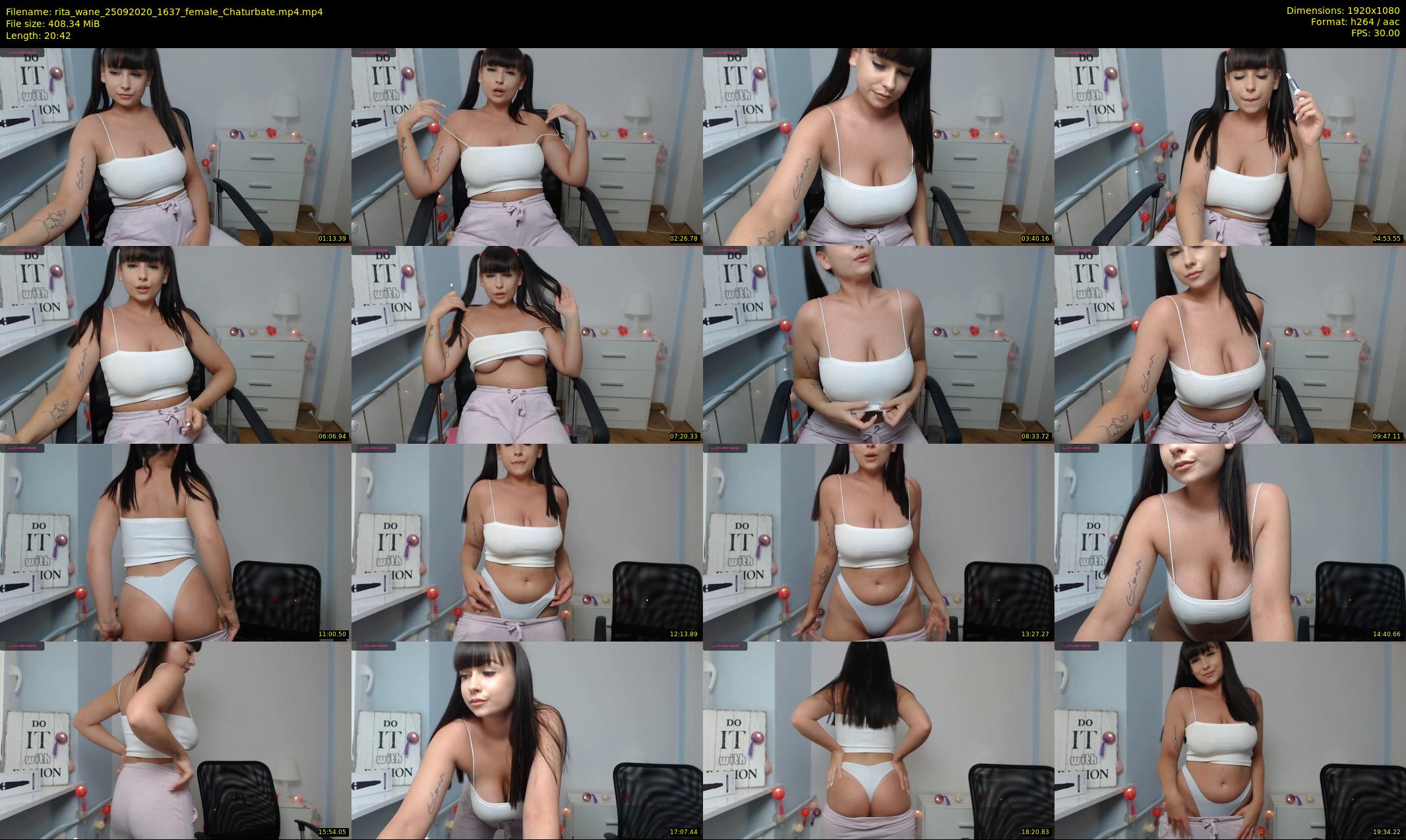 rita_wane — 21 minute Chaturbate female cam show recording, 1080p, Sep 25, 2020