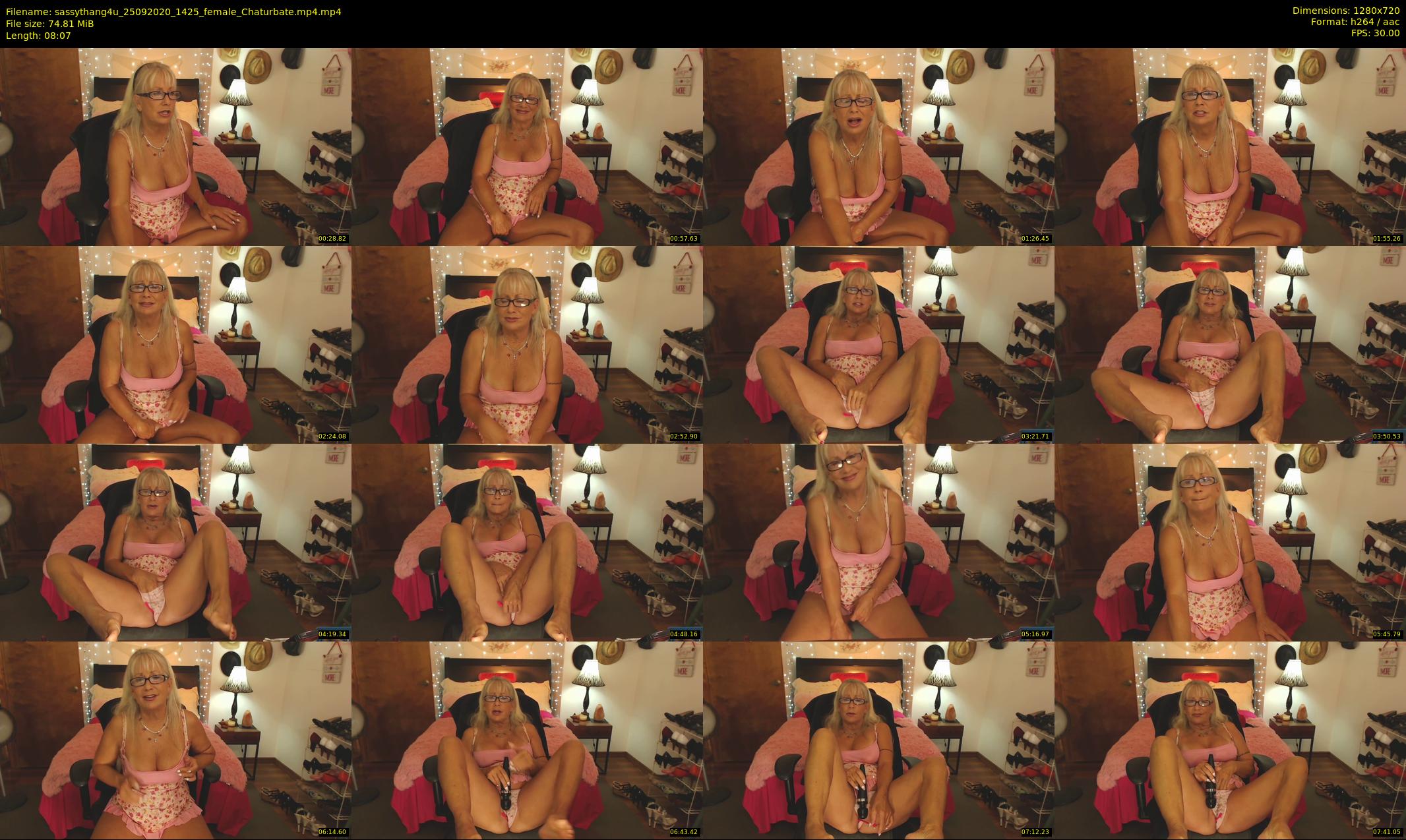 sassythang4u — 9 minute Chaturbate female cam show recording, 720p, Sep 25, 2020