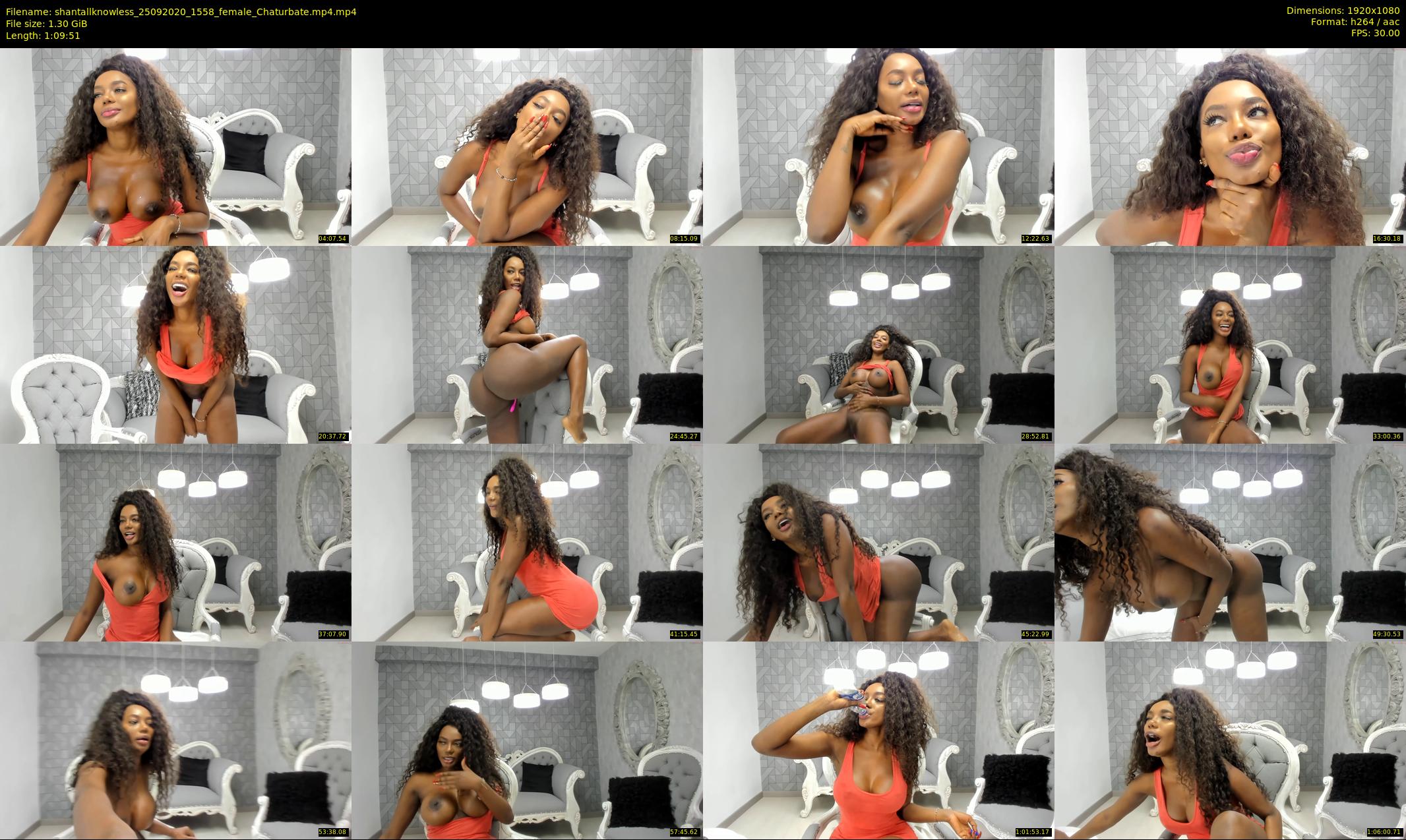 shantallknowless — 70 minute Chaturbate female cam show recording, 1080p, Sep 25, 2020