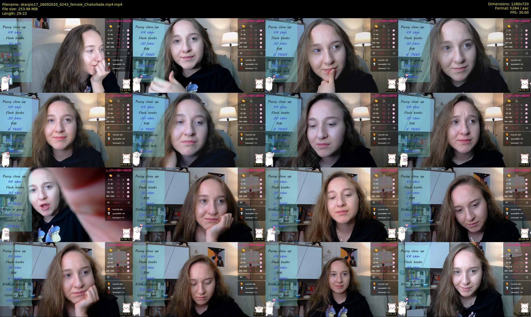 skarpio17 — 30 minute Chaturbate female cam show recording, 720p, Sep 26, 2020