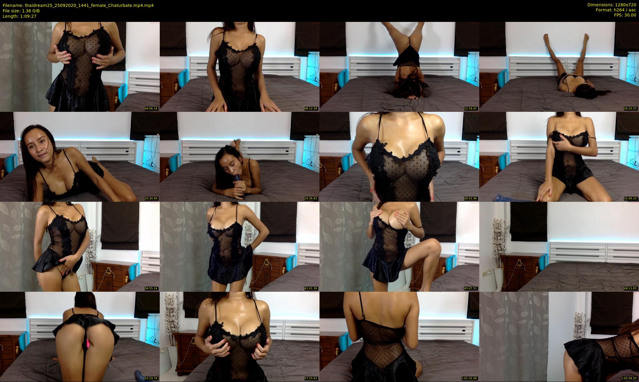 thaidream25 — 70 minute Chaturbate female cam show recording, 720p, Sep 25, 2020