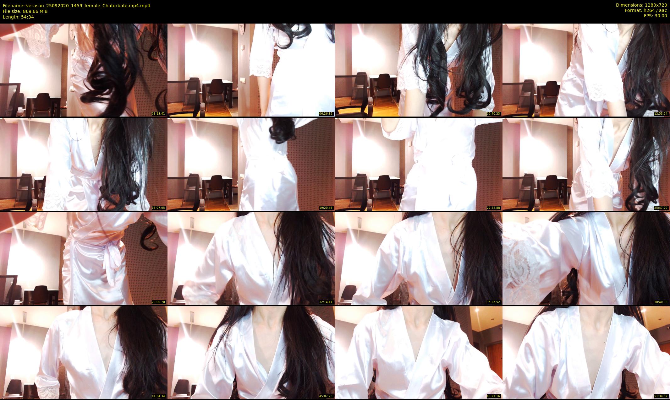 verasun — 55 minute Chaturbate female cam show recording, 720p, Sep 25, 2020