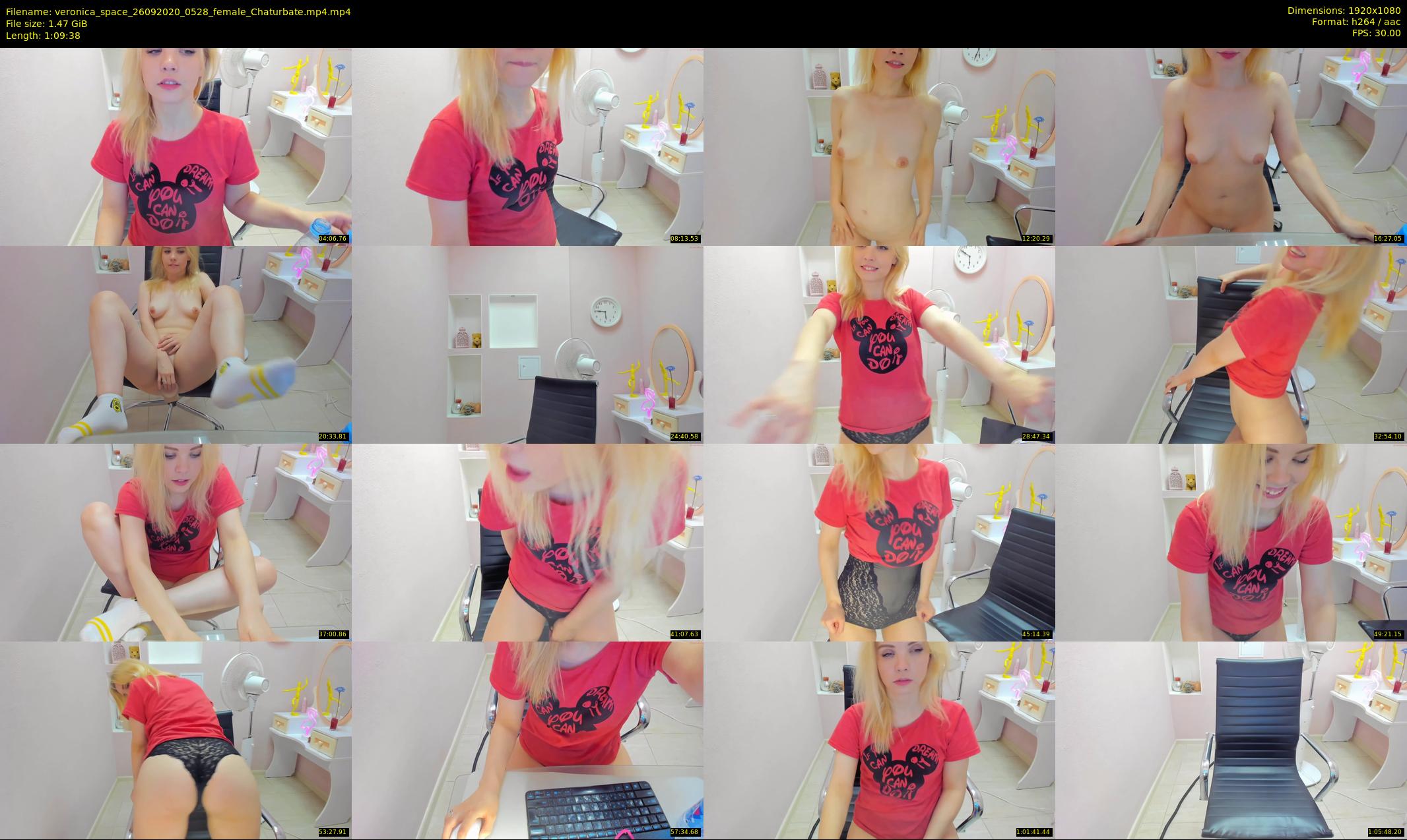 veronica_space — 70 minute Chaturbate female cam show recording, 1080p, Sep 26, 2020