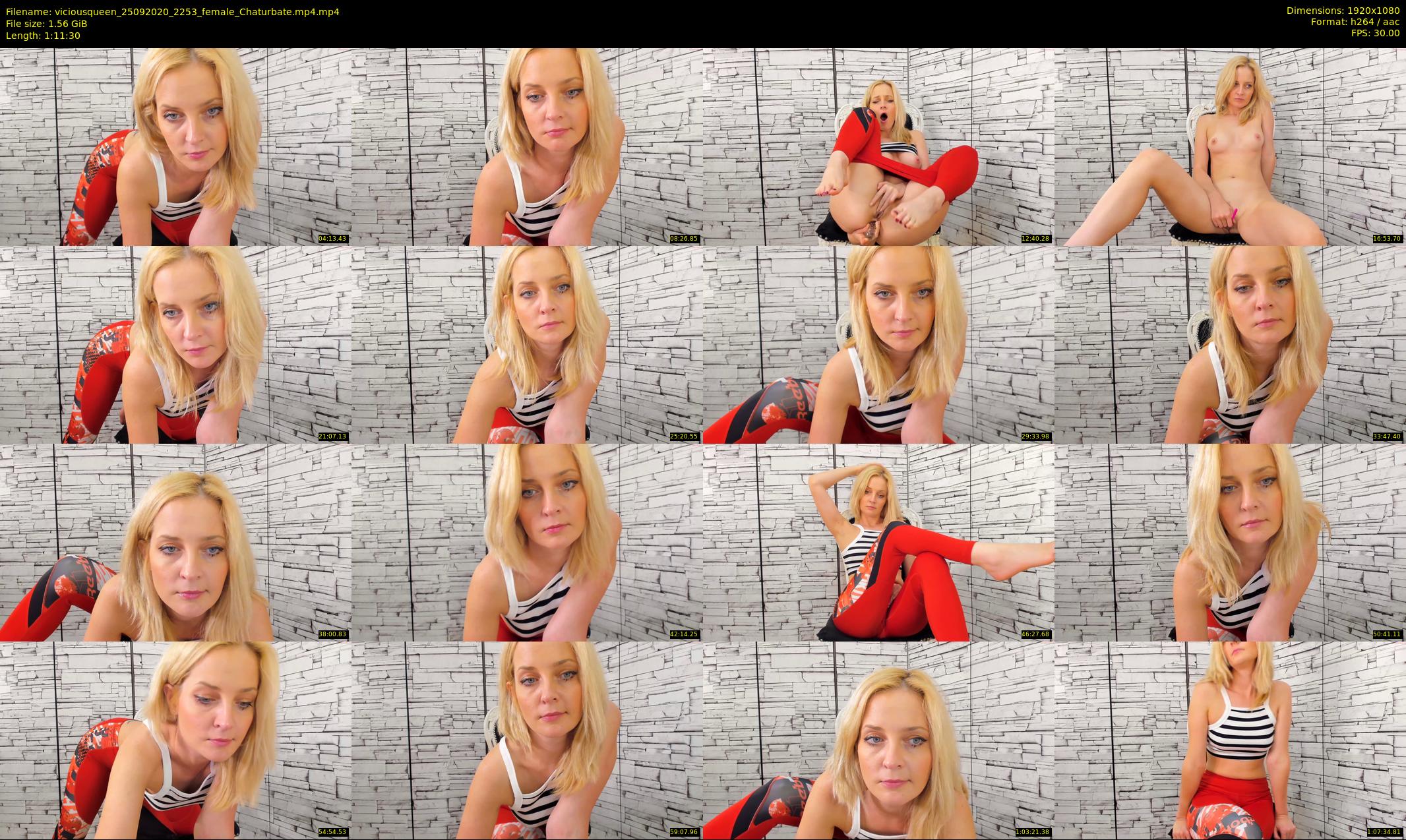 viciousqueen — 72 minute Chaturbate female cam show recording, 1080p, Sep 25, 2020