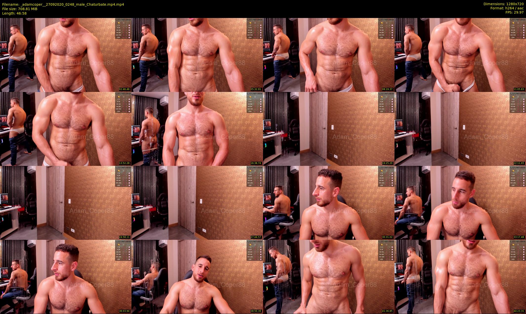_adamcoper_ — 47 minute Chaturbate male cam show recording, 720p, Sep 27, 2020
