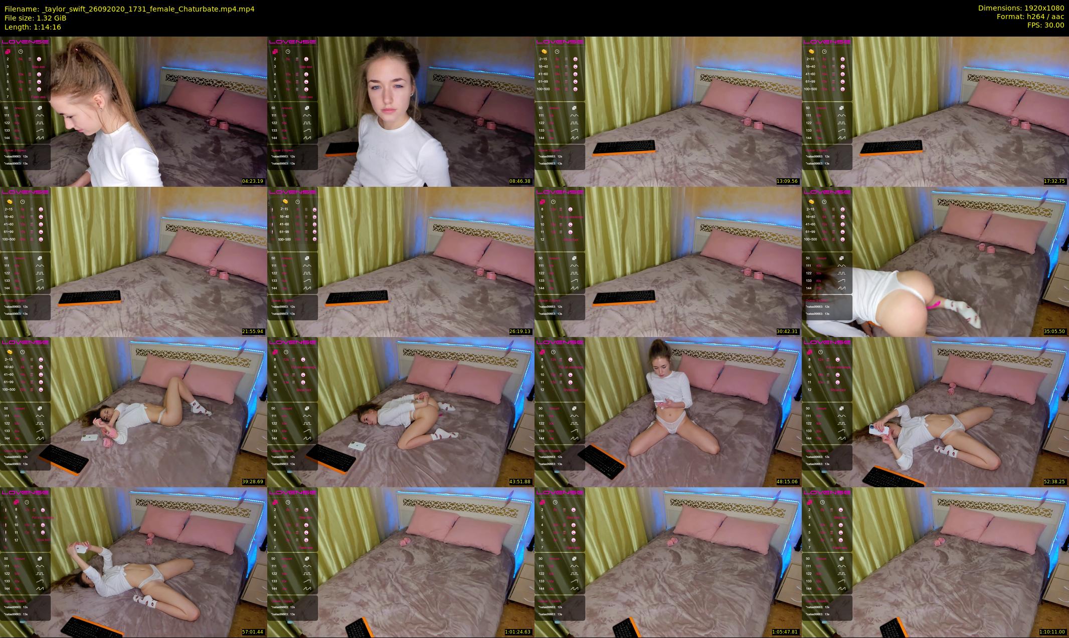 _taylor_swift — 75 minute Chaturbate female cam show recording, 1080p, Sep 26, 2020