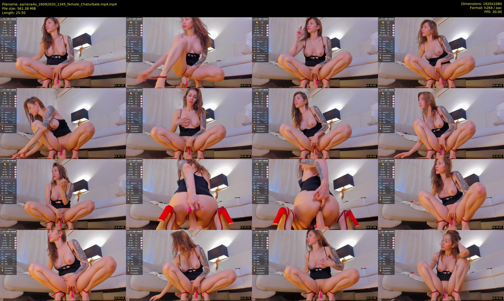 aariana4u — 26 minute Chaturbate female cam show recording, 1080p, Sep 26, 2020