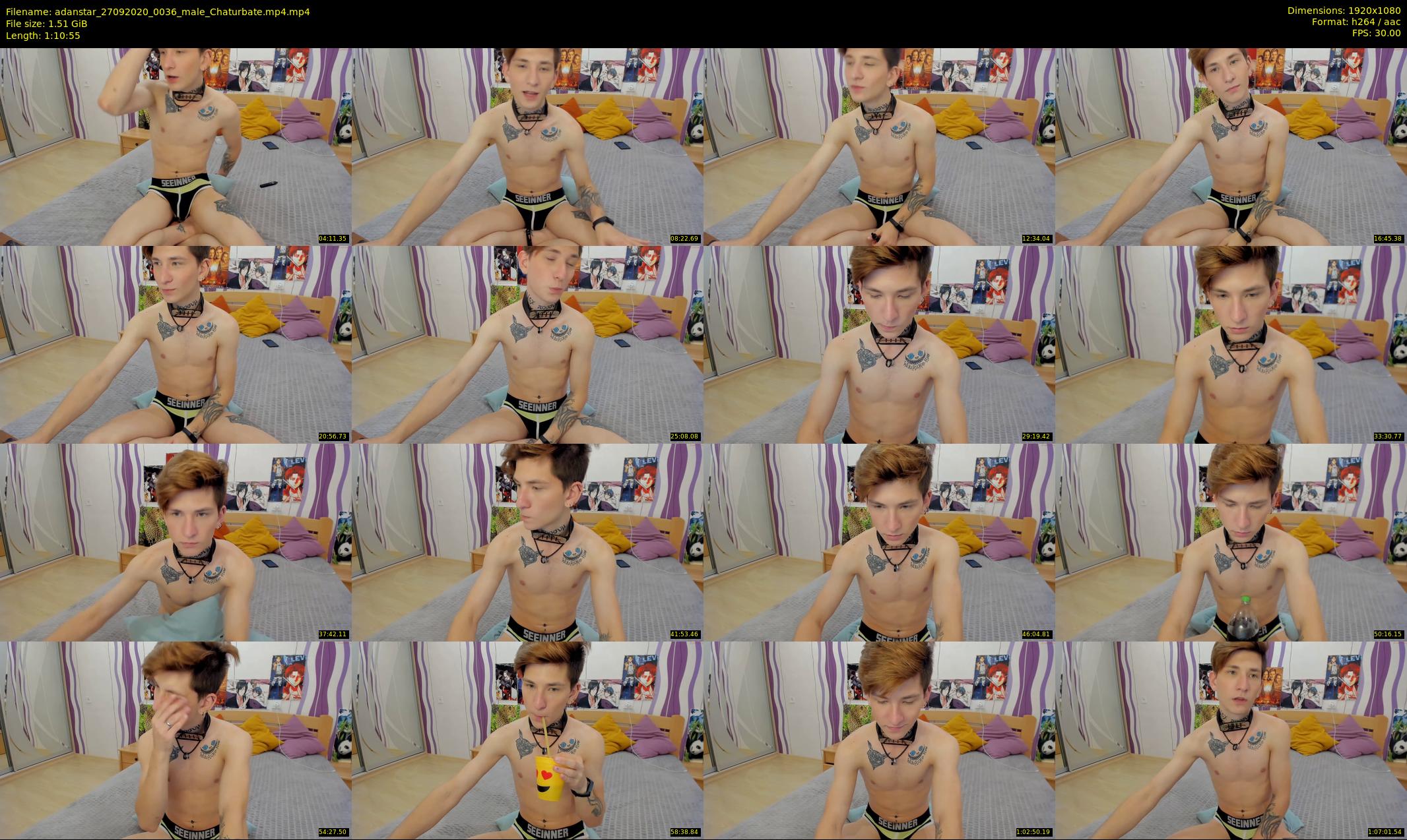 adanstar — 71 minute Chaturbate male cam show recording, 1080p, Sep 27, 2020