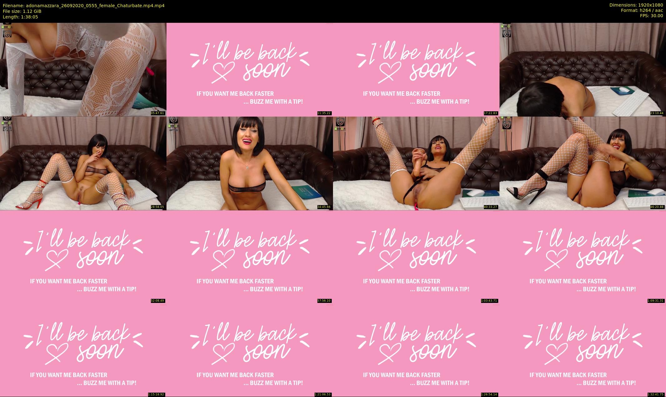 adonamazzara — 99 minute Chaturbate female cam show recording, 1080p, Sep 26, 2020