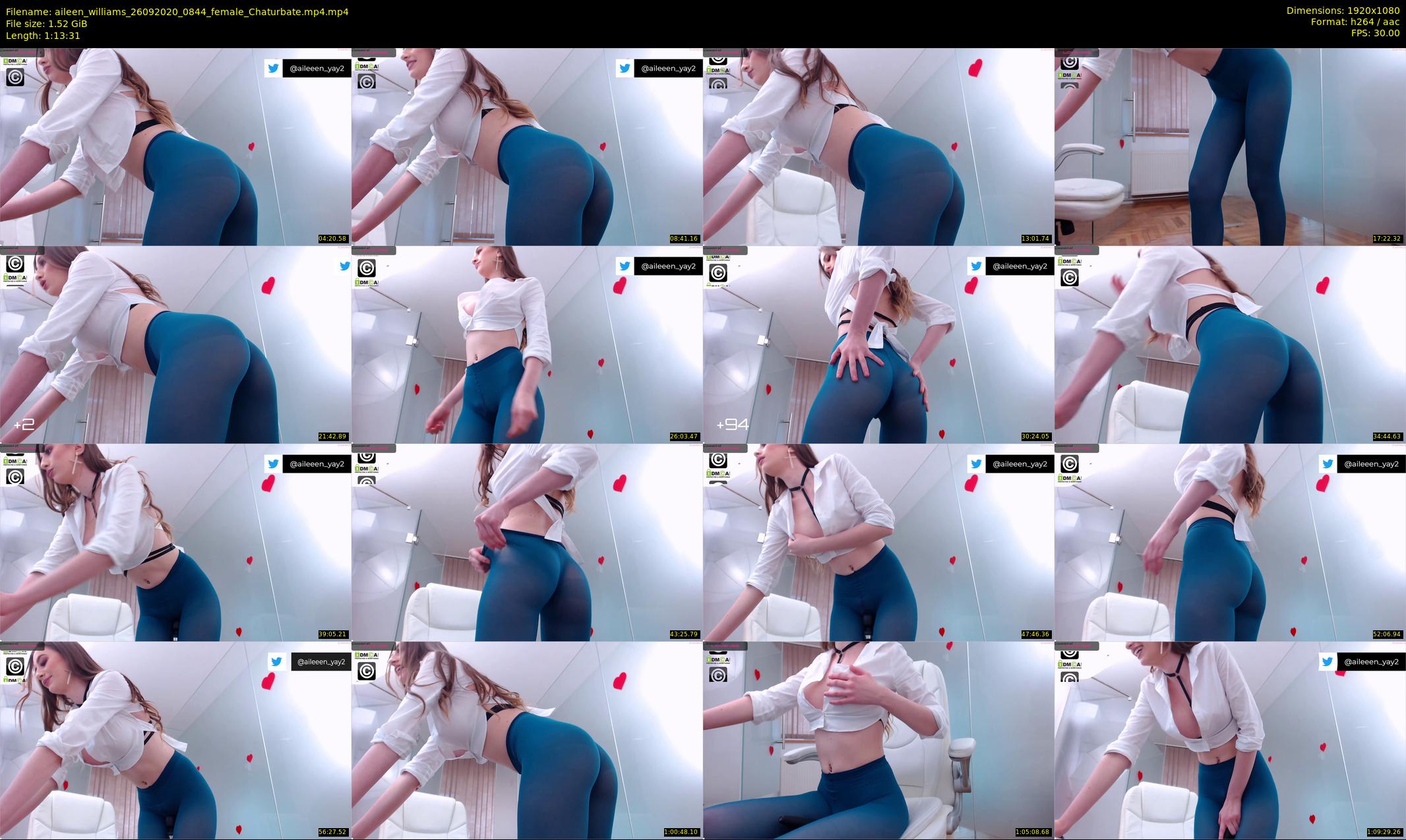 aileen_williams — 74 minute Chaturbate female cam show recording, 1080p, Sep 26, 2020