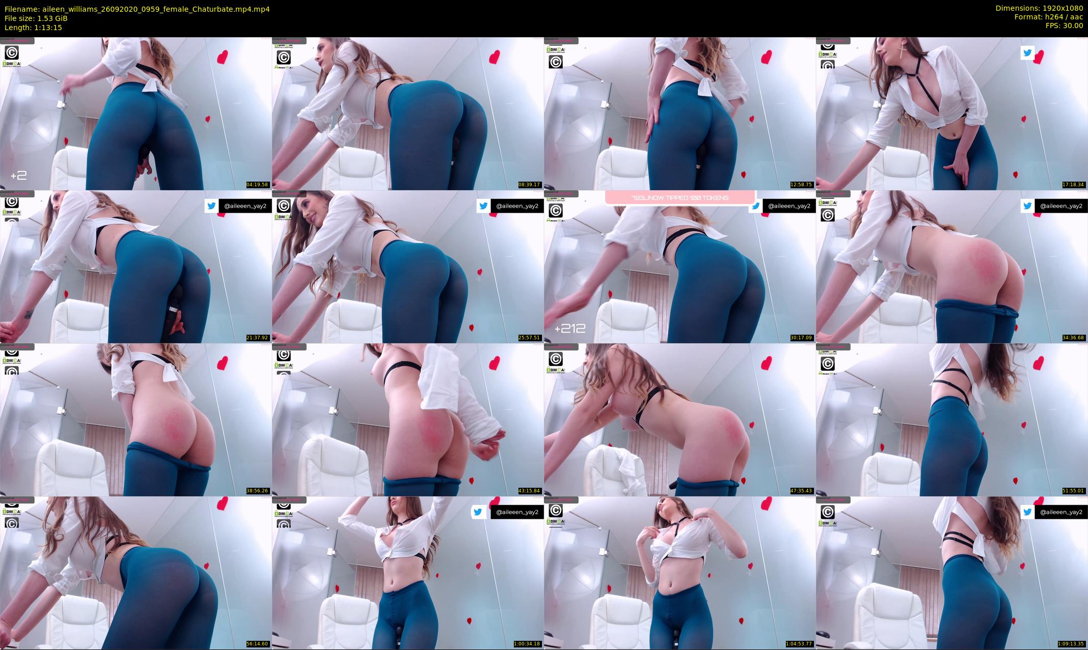 aileen_williams — 74 minute Chaturbate female cam show recording, 1080p, Sep 26, 2020