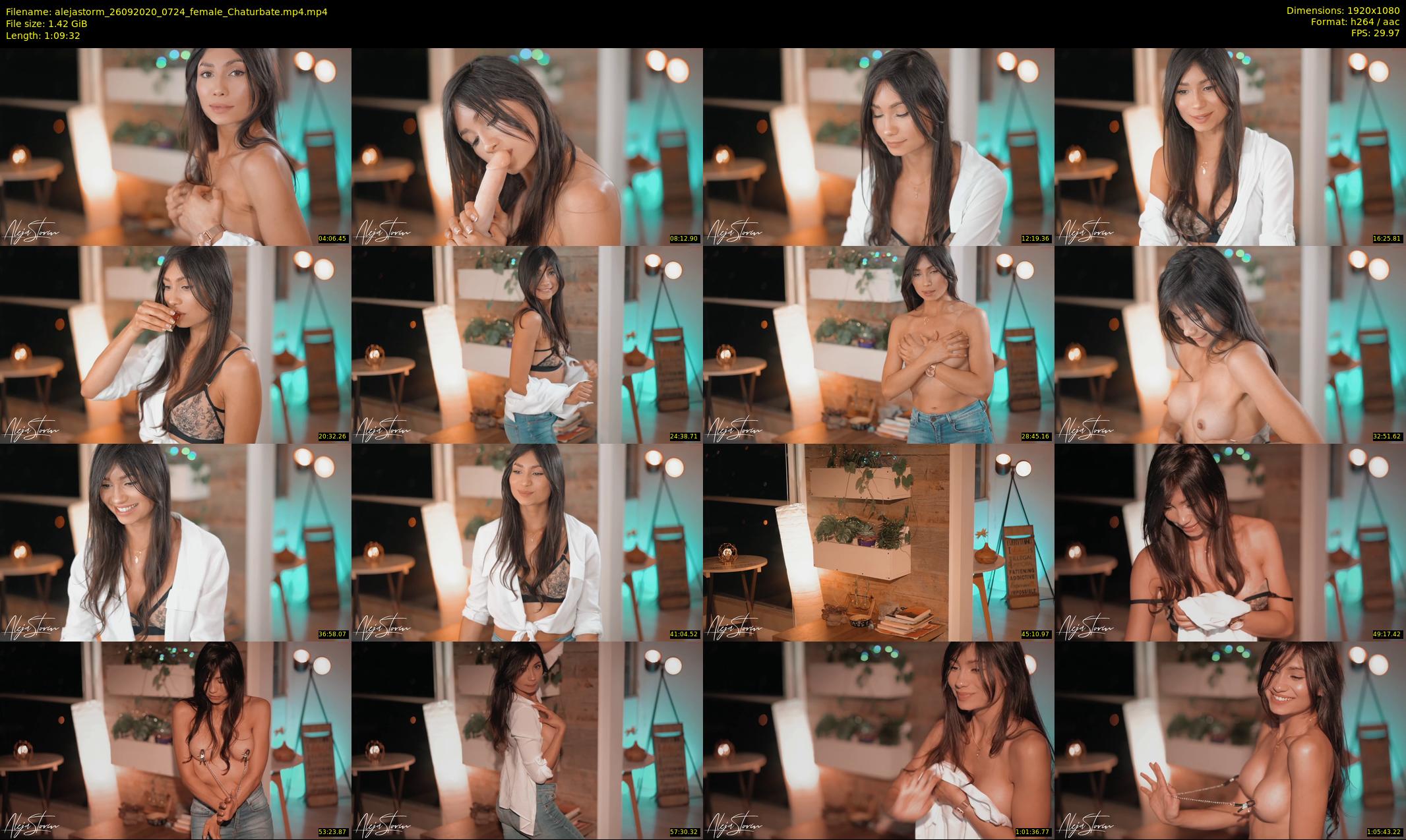 alejastorm — 70 minute Chaturbate female cam show recording, 1080p, Sep 26, 2020