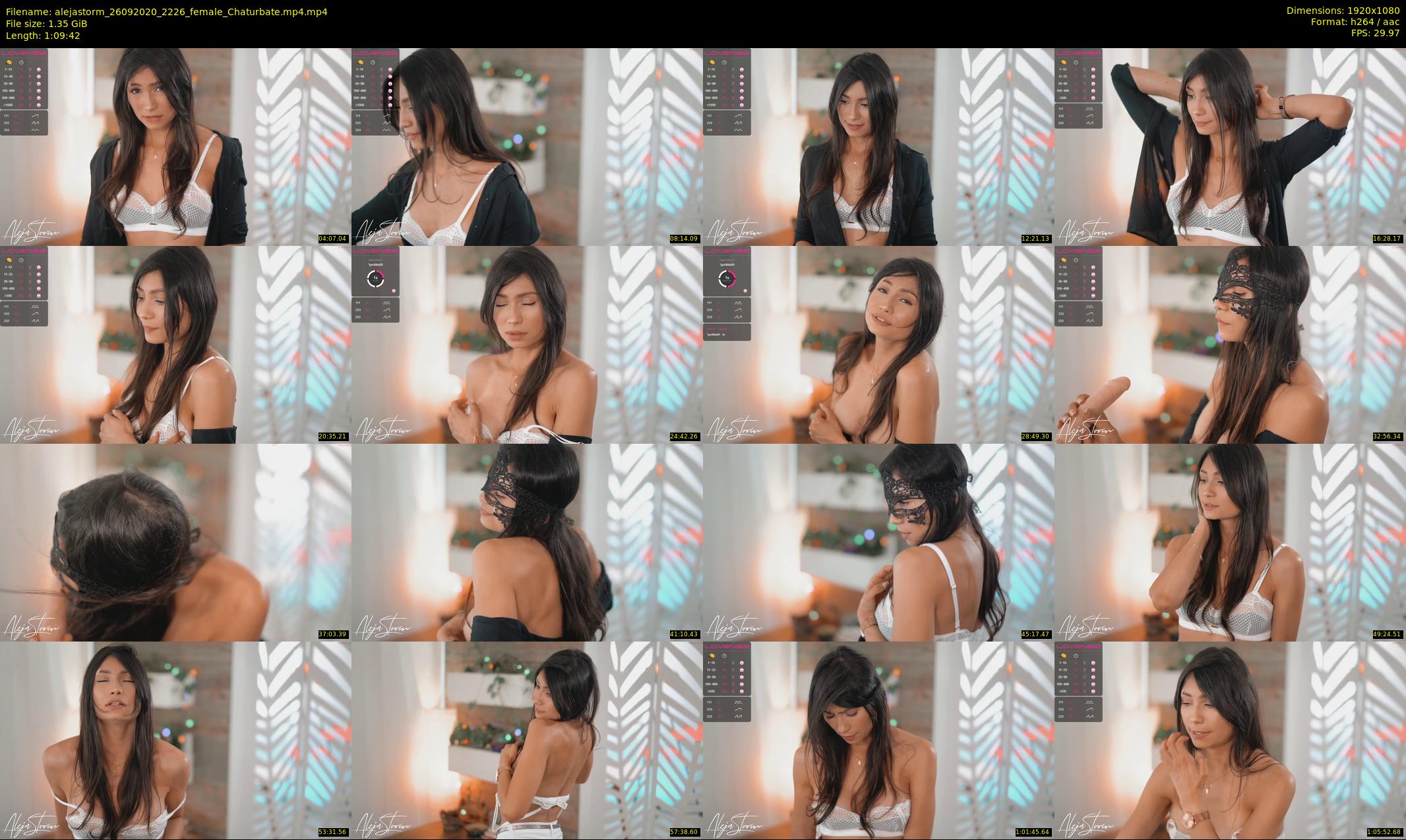 alejastorm — 70 minute Chaturbate female cam show recording, 1080p, Sep 26, 2020