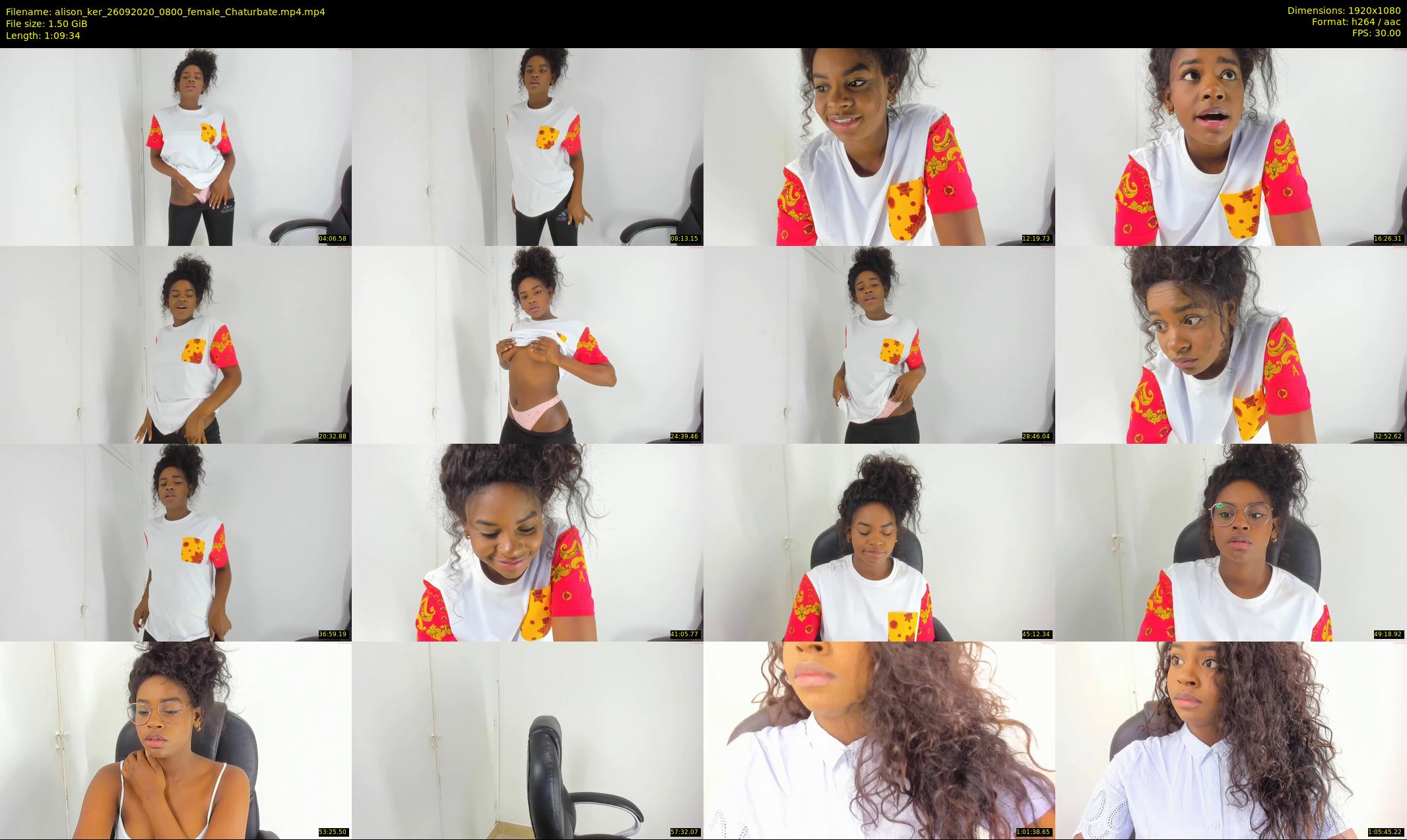 alison_ker — 70 minute Chaturbate female cam show recording, 1080p, Sep 26, 2020