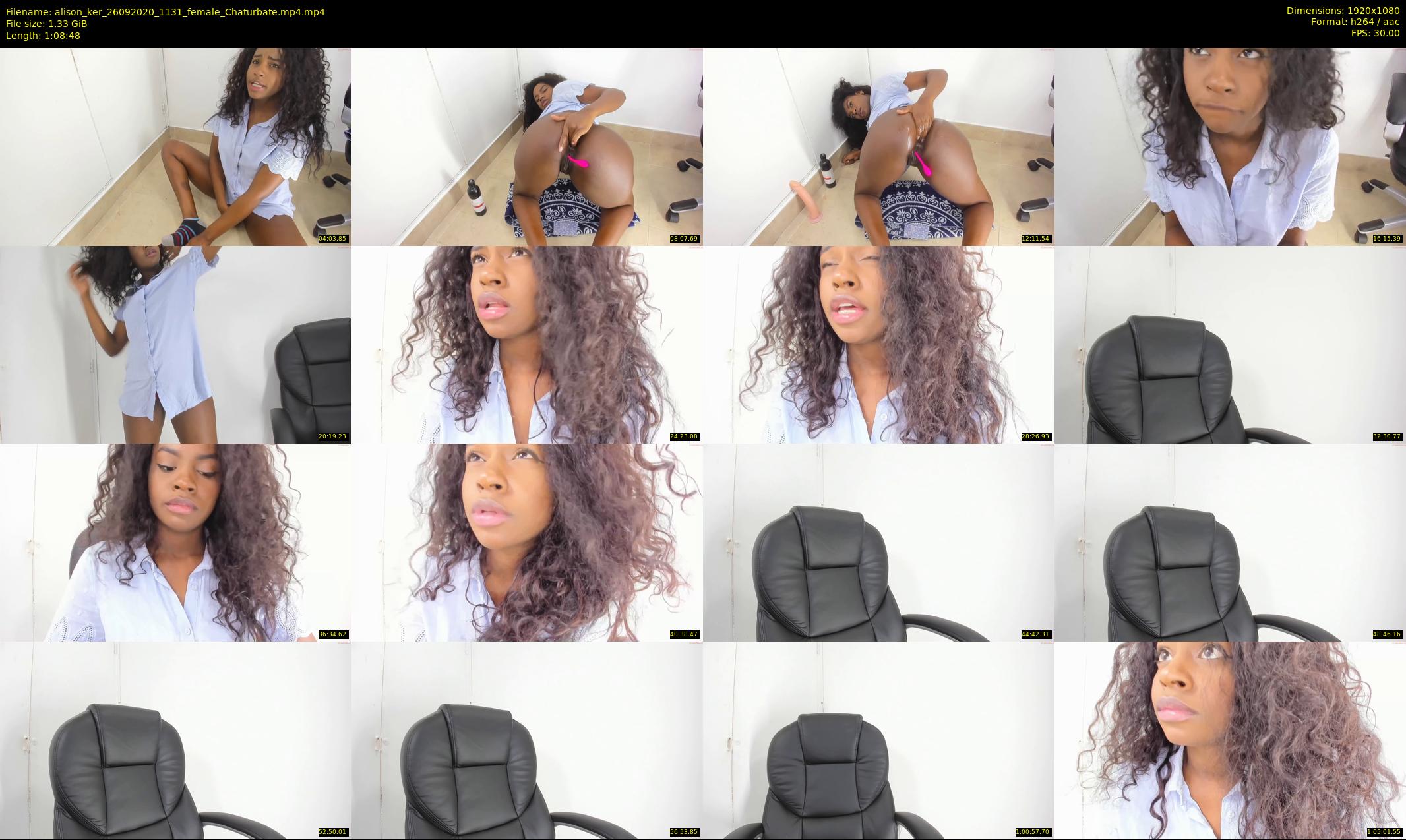 alison_ker — 69 minute Chaturbate female cam show recording, 1080p, Sep 26, 2020