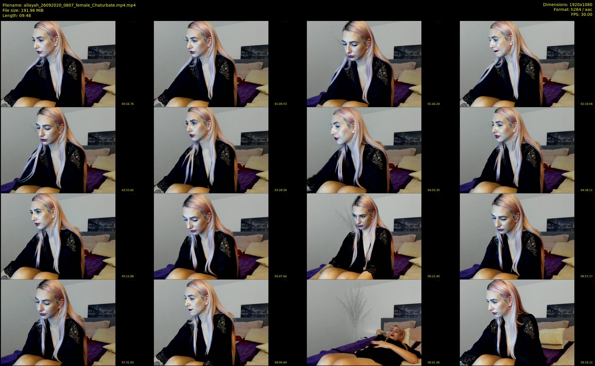 allayah — 10 minute Chaturbate female cam show recording, 1080p, Sep 26, 2020