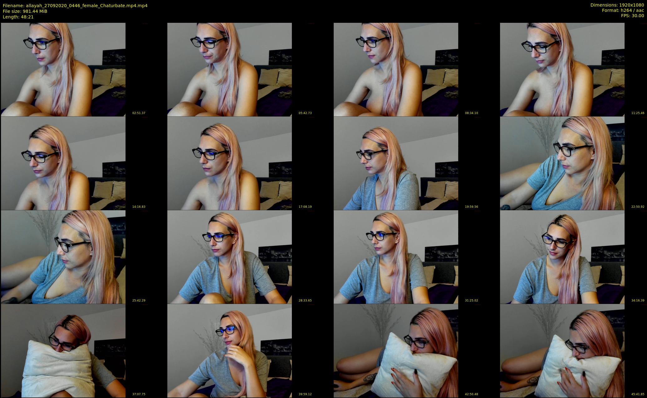 allayah — 49 minute Chaturbate female cam show recording, 1080p, Sep 27, 2020