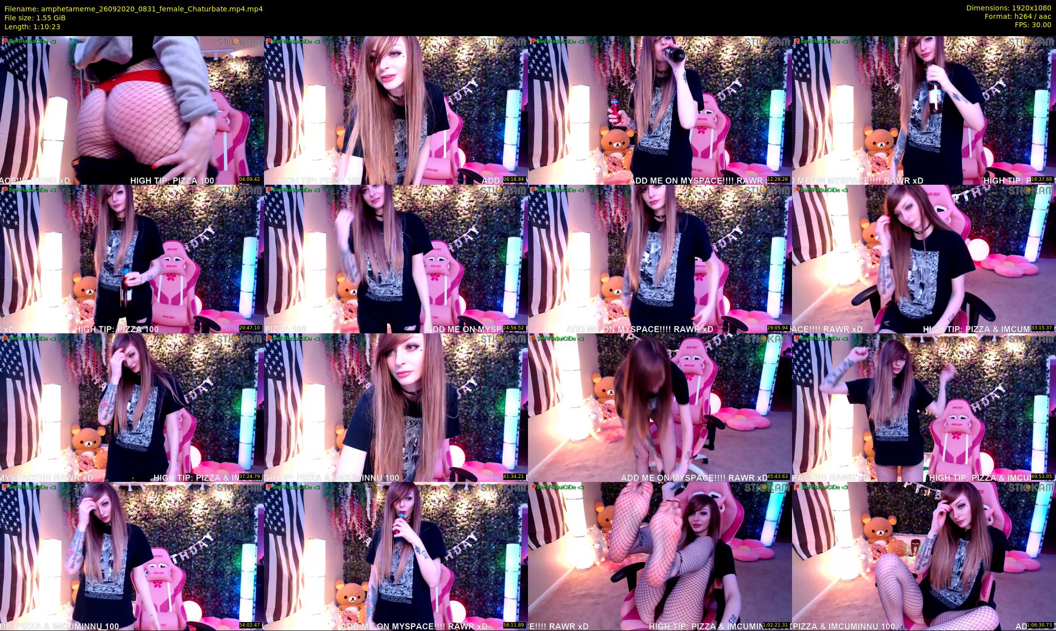 amphetameme — 71 minute Chaturbate female cam show recording, 1080p, Sep 26, 2020