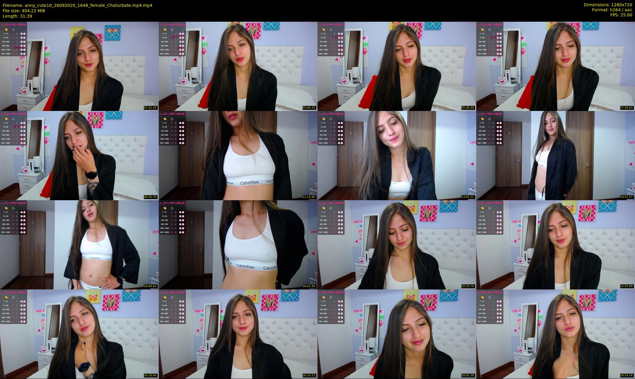 anny_cute10 — 32 minute Chaturbate female cam show recording, 720p, Sep 26, 2020