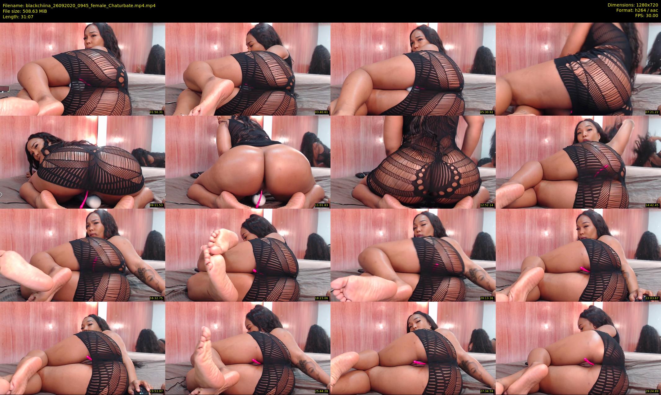 blackchiina — 32 minute Chaturbate female cam show recording, 720p, Sep 26, 2020