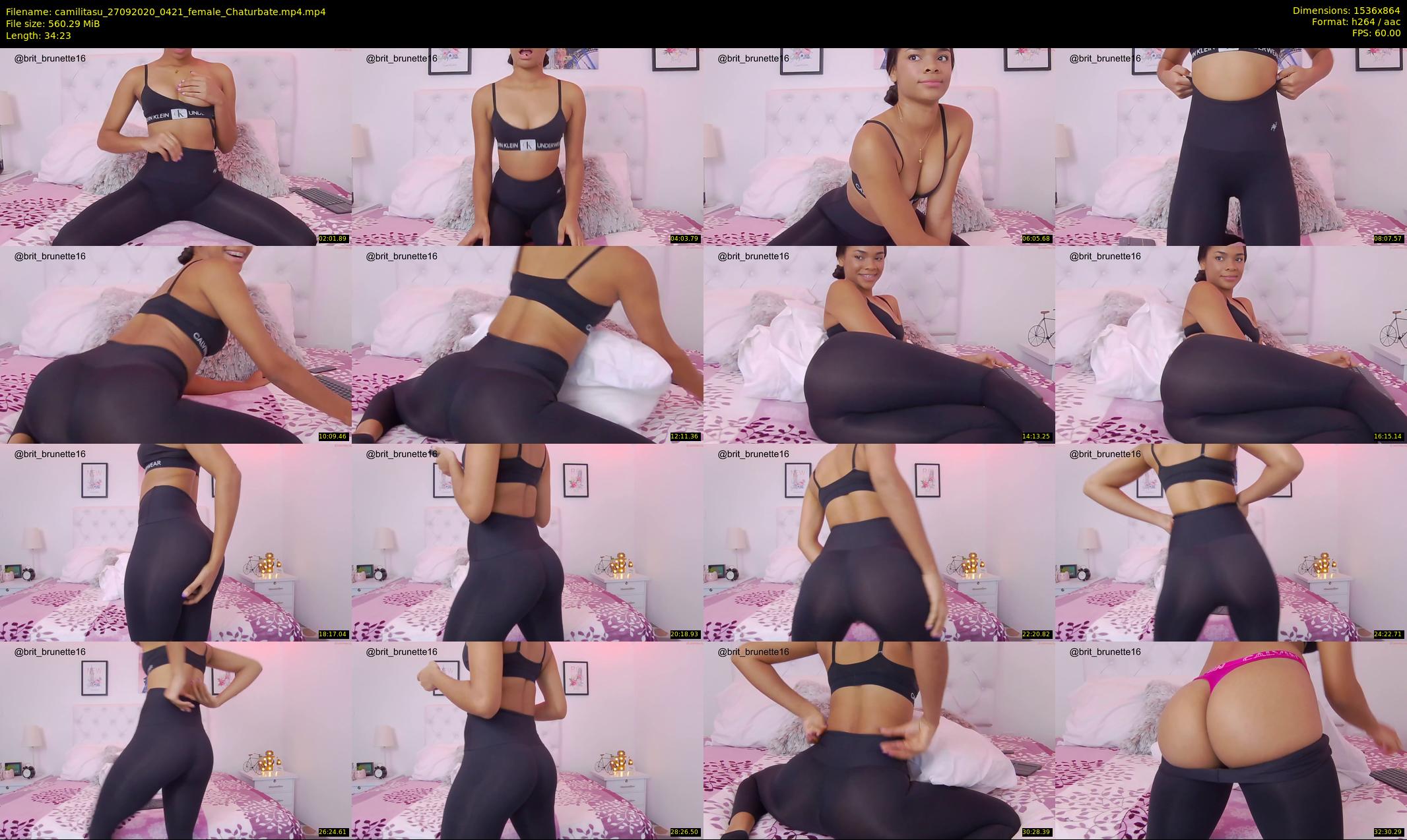 camilitasu — 35 minute Chaturbate female cam show recording, 720p, Sep 27, 2020